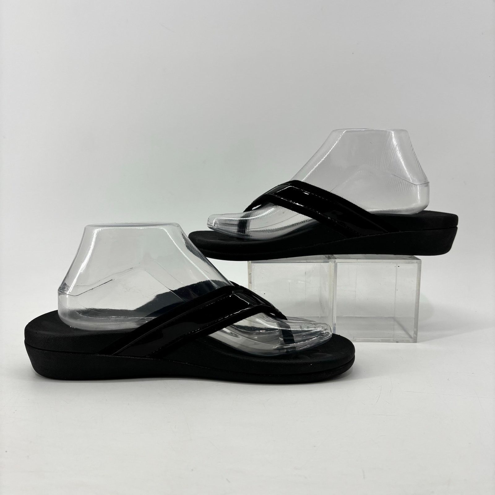 Other Megnya Black Sz 8.5 Flip Flop Thong Sandals Confort Beach Size US 8.5 / IT 38.5 - 8 Thumbnail
