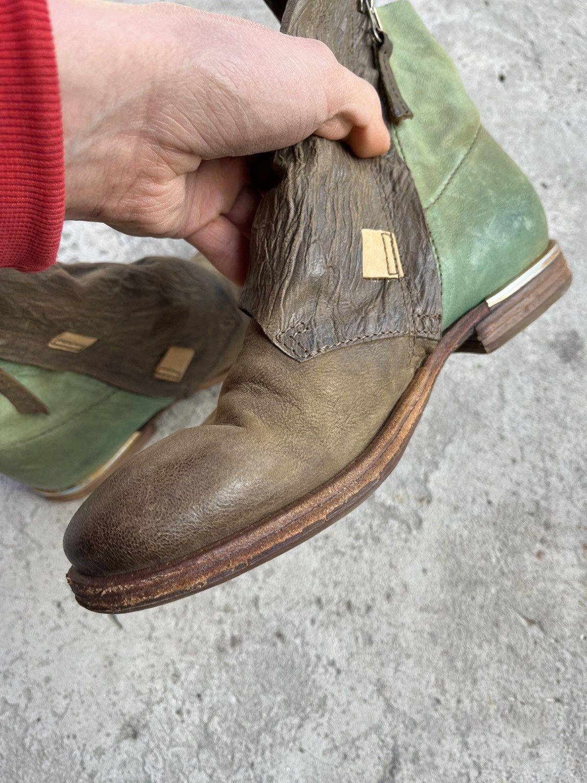 A.S.98 A.S.98 Airstep High Anke Leather Boots Shoes like Guidi Y2K Size US 9 / IT 39 - 16 Thumbnail