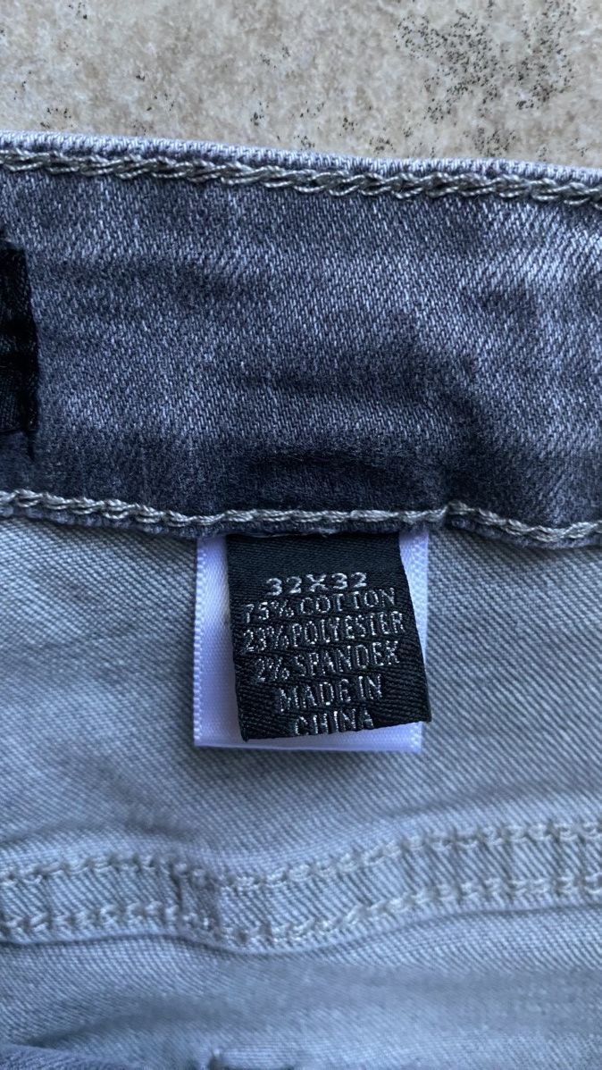 Other Grey stacked distressed jeans Size US 32 / EU 48 - 4 Thumbnail