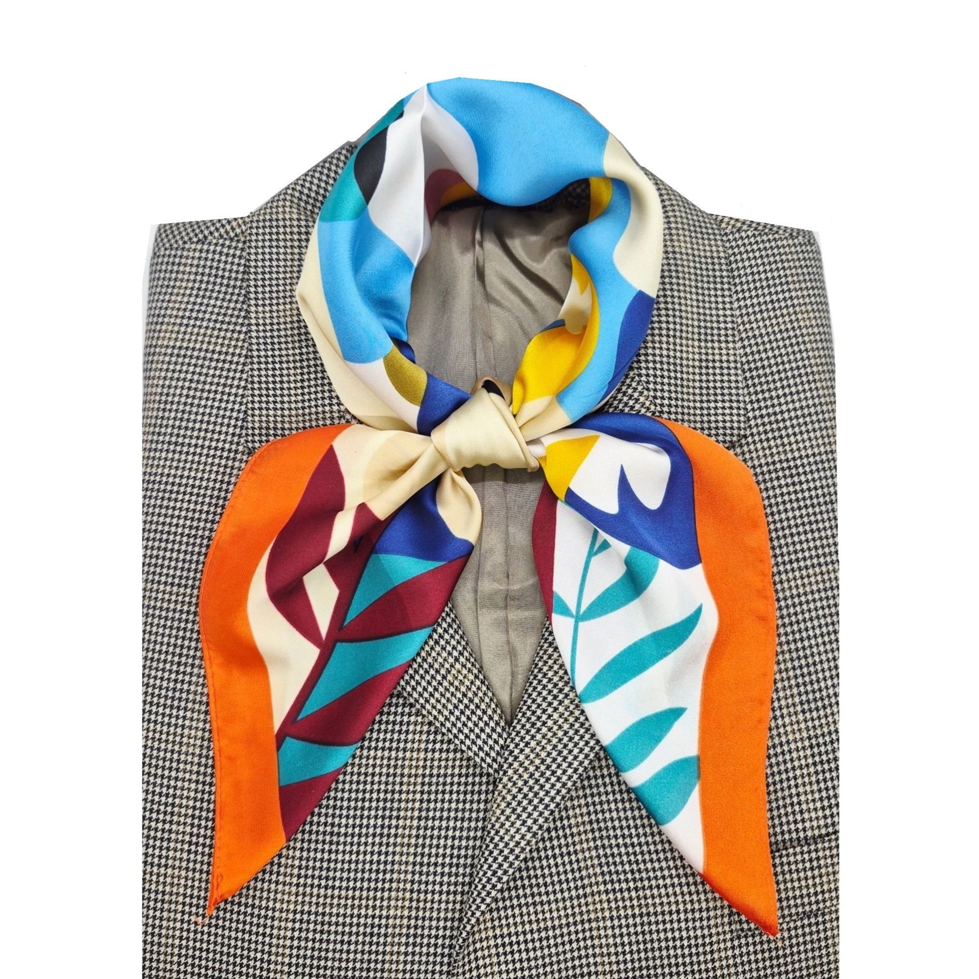Other ✨Elegant Bandana Square Silky Scarf MULTICOLOR Vibrant Style Size ONE SIZE - 1 Thumbnail