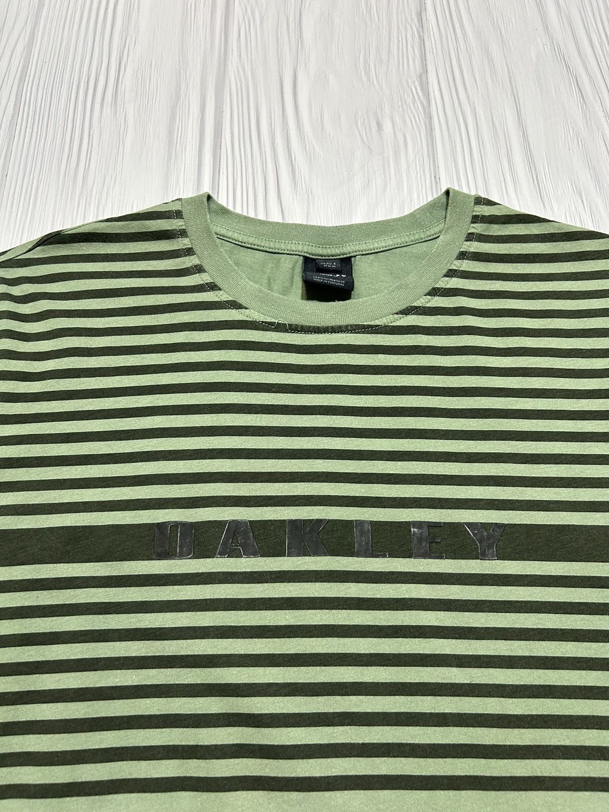 Oakley Y2K Oakley Custom Fit Striped T-Shirt Size US S / EU 44-46 / 1 - 6 Thumbnail