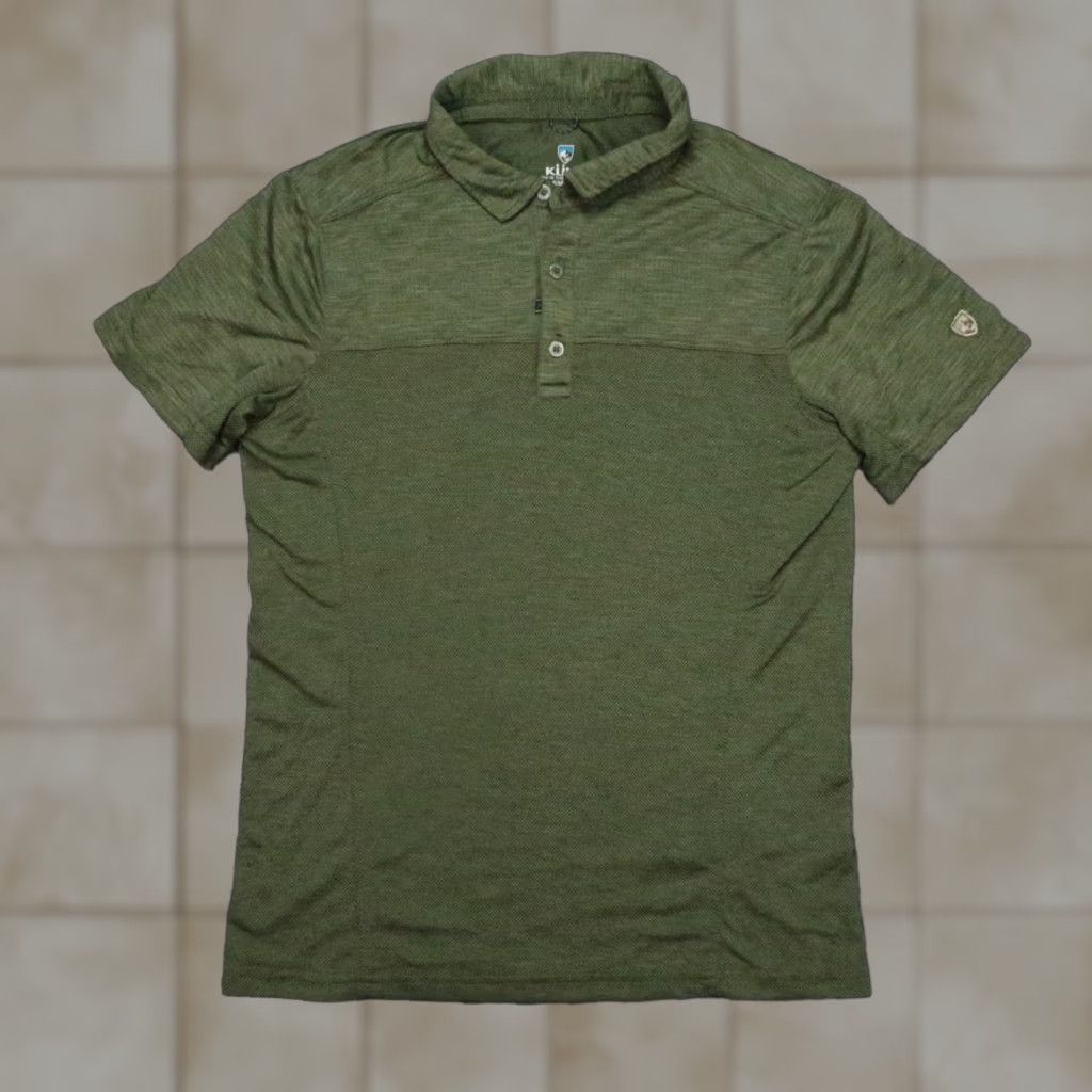 Vintage **Green Kuhl Mens Polo Short Sleeve Lightweight Hiking Shirt** User: Green Kuhl Mens Polo Short Sleeve Lightweight Hiking Shirt Size US S / EU 44-46 / 1 - 1 Thumbnail