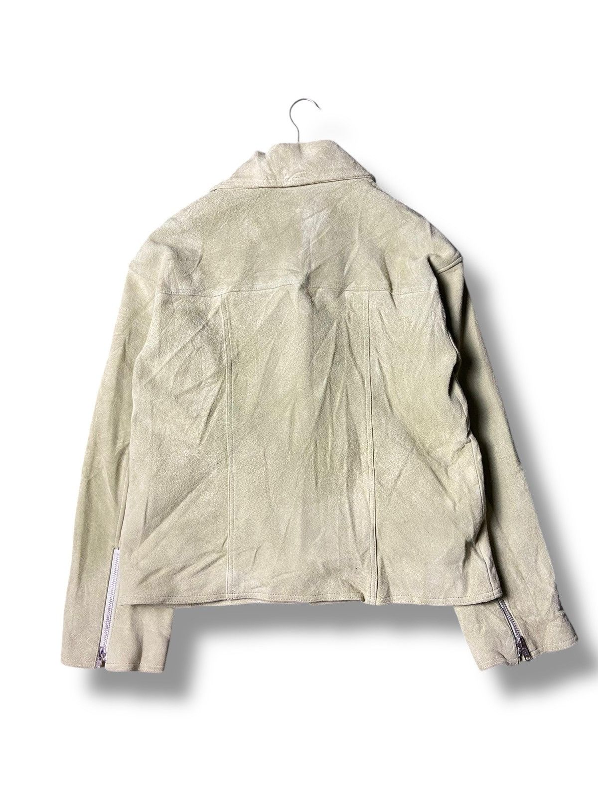 Japanese Brand MILA OWEN Goat Leather Crop Jacket (141) Size US XXS / EU 40 - 3 Thumbnail