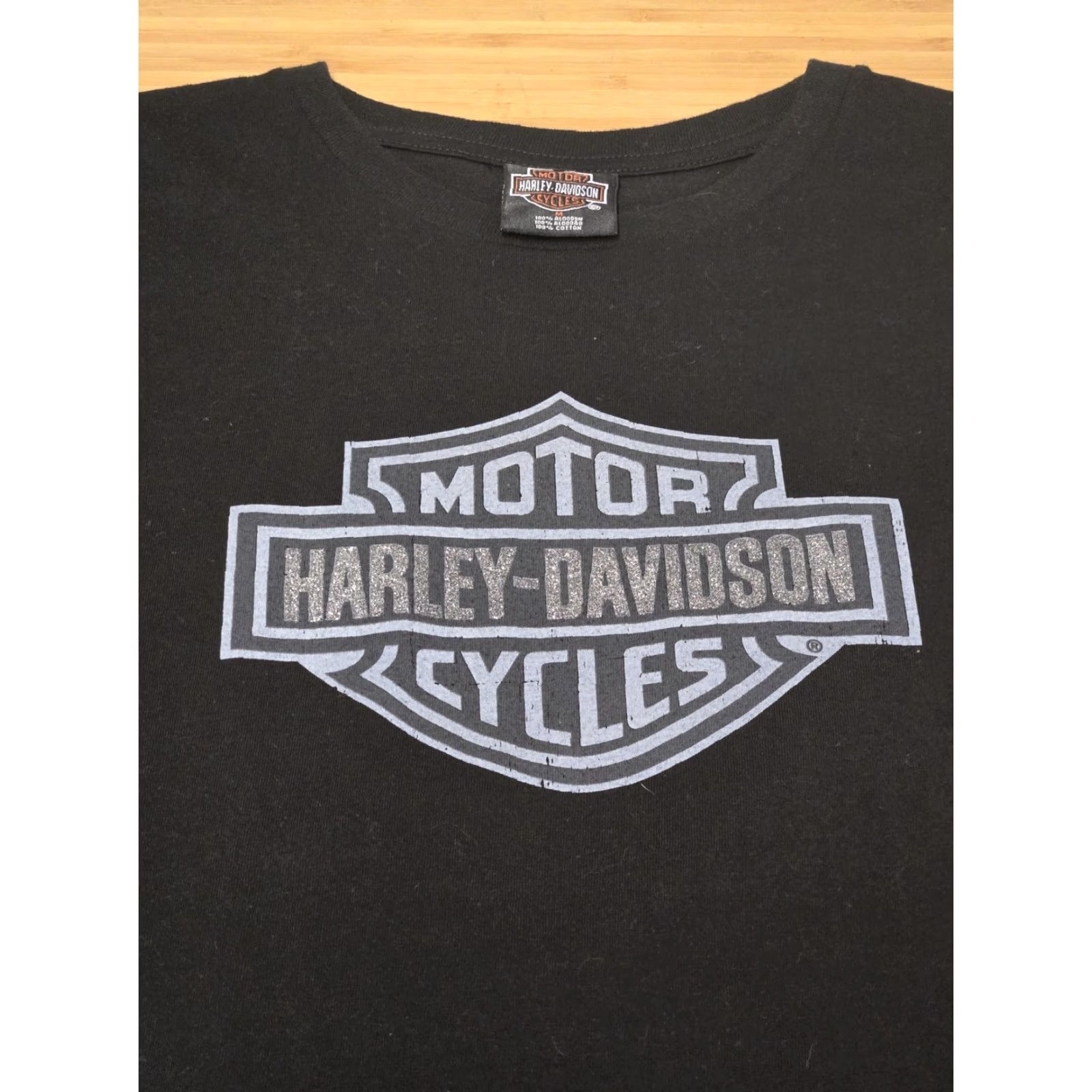 Harley Davidson Harley-Davidson Shirt Womens Medium Black Bar Shield Mexico Biker Motorcycle Tee Size M / US 6-8 / IT 42-44 - 2 Thumbnail