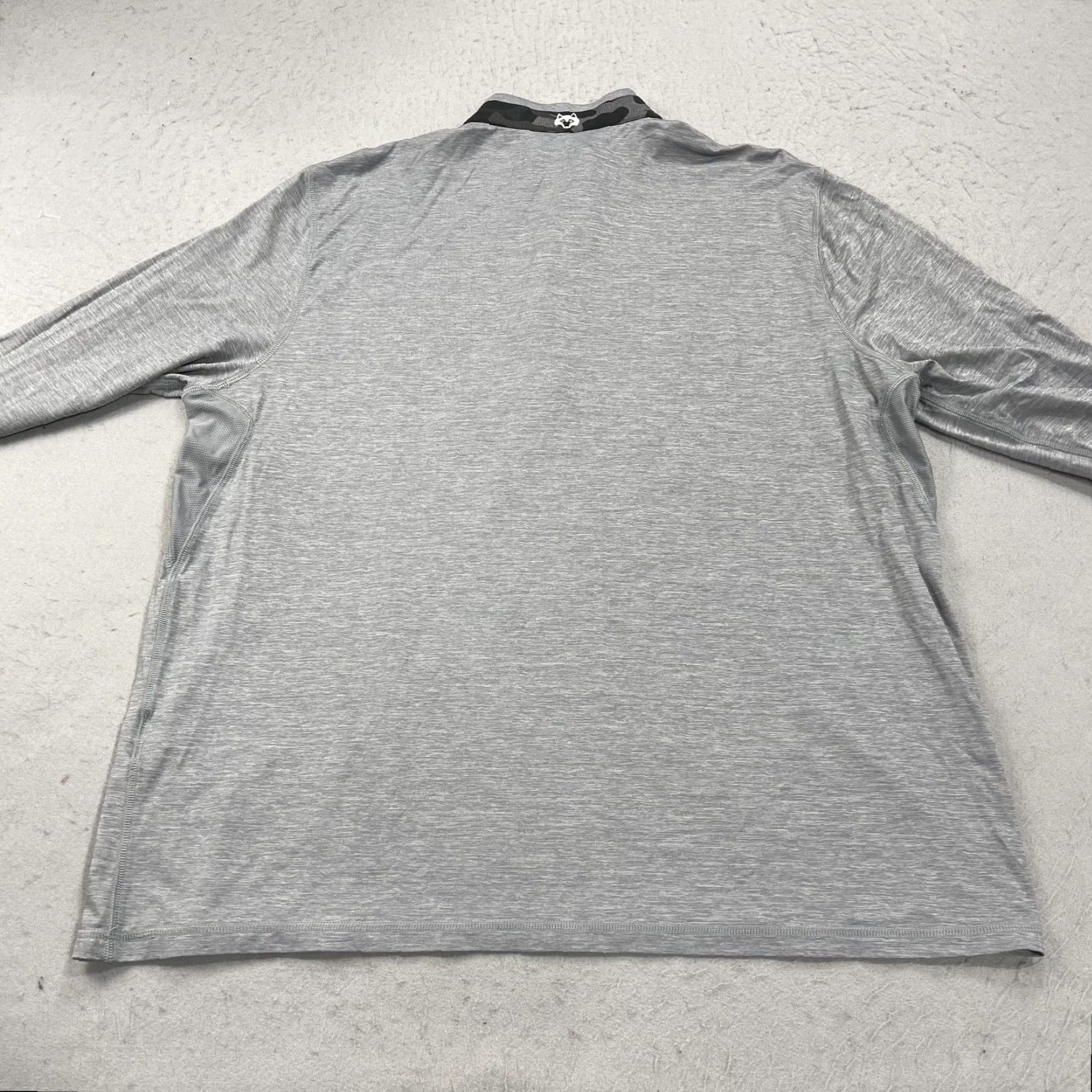 Vintage Greyson Mens Golf Jacket 2XL 1/4 Zip Gray NWT Polyester Spandex Logo Greyson Golf Jacket Mens 2XL Guide Sport 1/4 Zip Blue Monster Doral Trump NWT Size US XXL / EU 58 / 5 - 6 Thumbnail