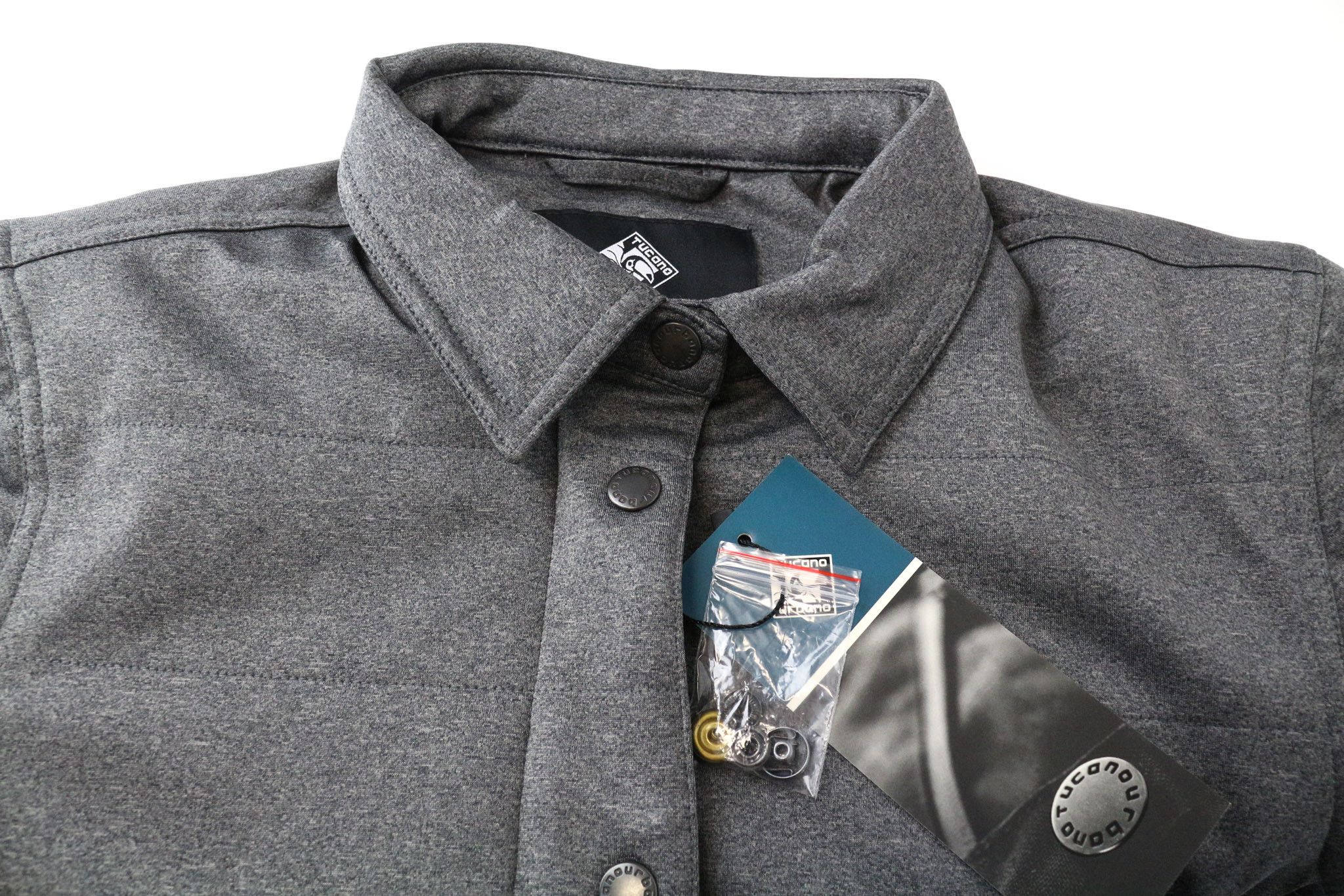 Other WILMA EU36 Grey Waterproof Lined Moto Jacket 75591 Size S / US 4 / IT 40 - 3 Thumbnail