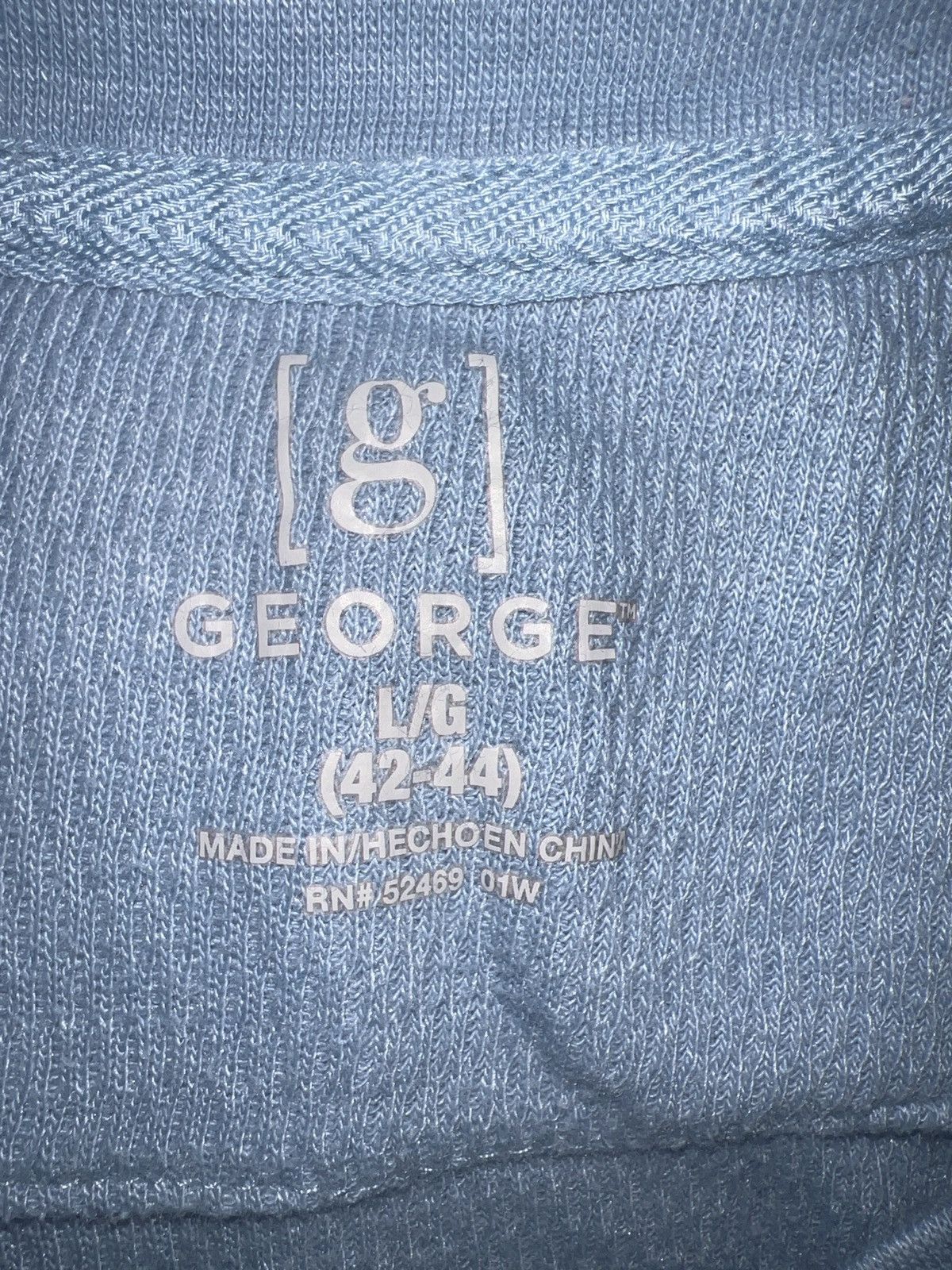 George George Buttoned Collar LS Thermal Tee Size US L / EU 52-54 / 3 - 5 Thumbnail