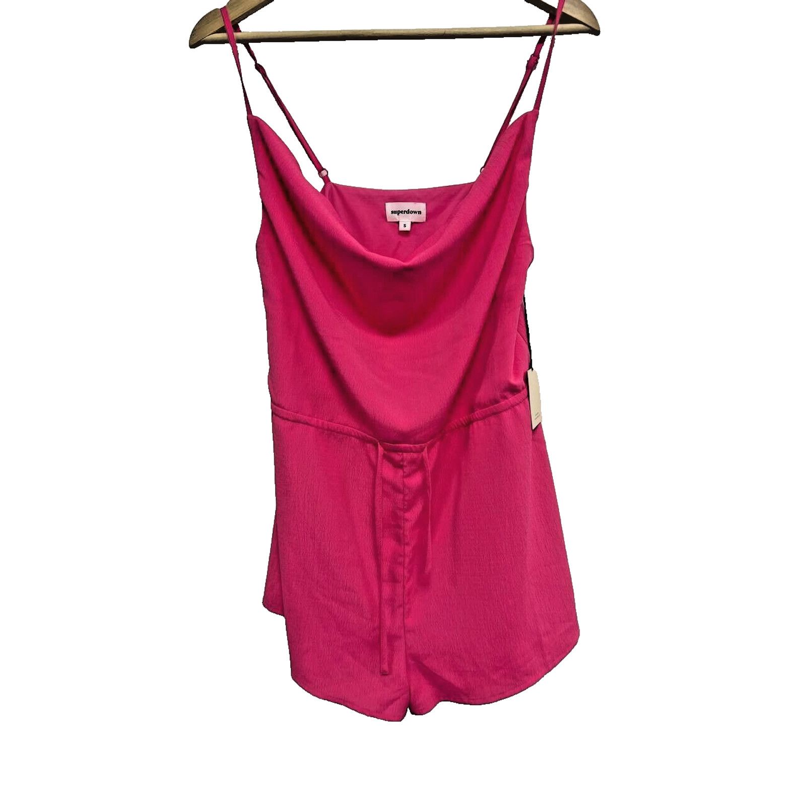superdown Superdown Camari Romper Cowl Neck Sleeveless Size S A000062 Size 22" - 2 Thumbnail