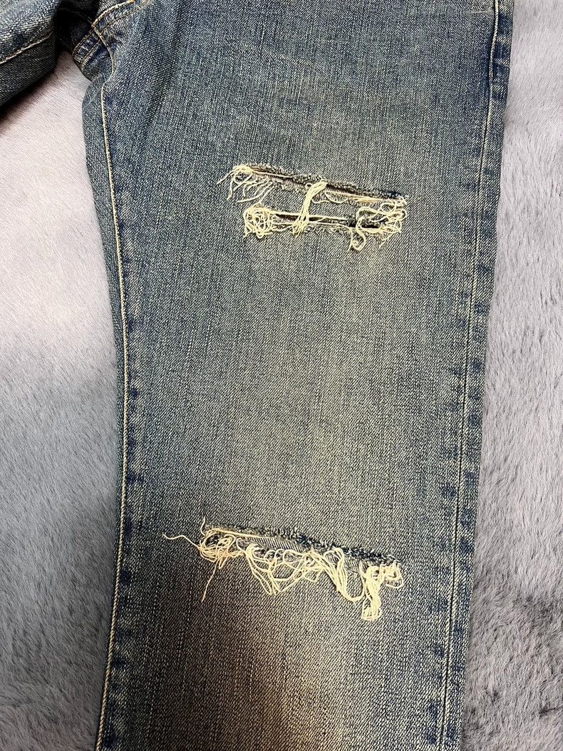 Saint Laurent Paris saint Laurent parisFall/Winter 14 D02 Four Cut Blue Washed Size US 31 - 5 Thumbnail