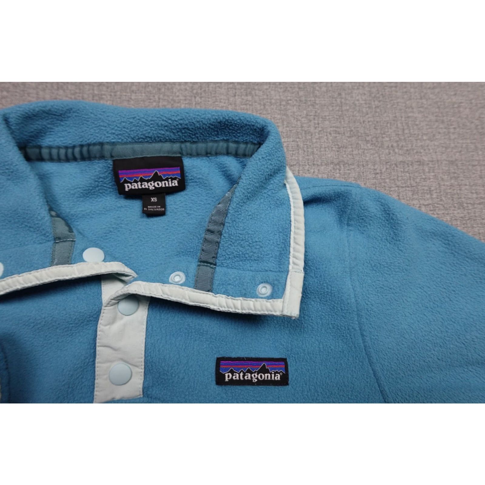 Patagonia Patagonia Sweater Shirt XS Women Blue Pullover Fleece Lightweight Logo 90s Vintage Mens Womens Girls Size XS / US 0-2 / IT 36-38 - 2 Thumbnail