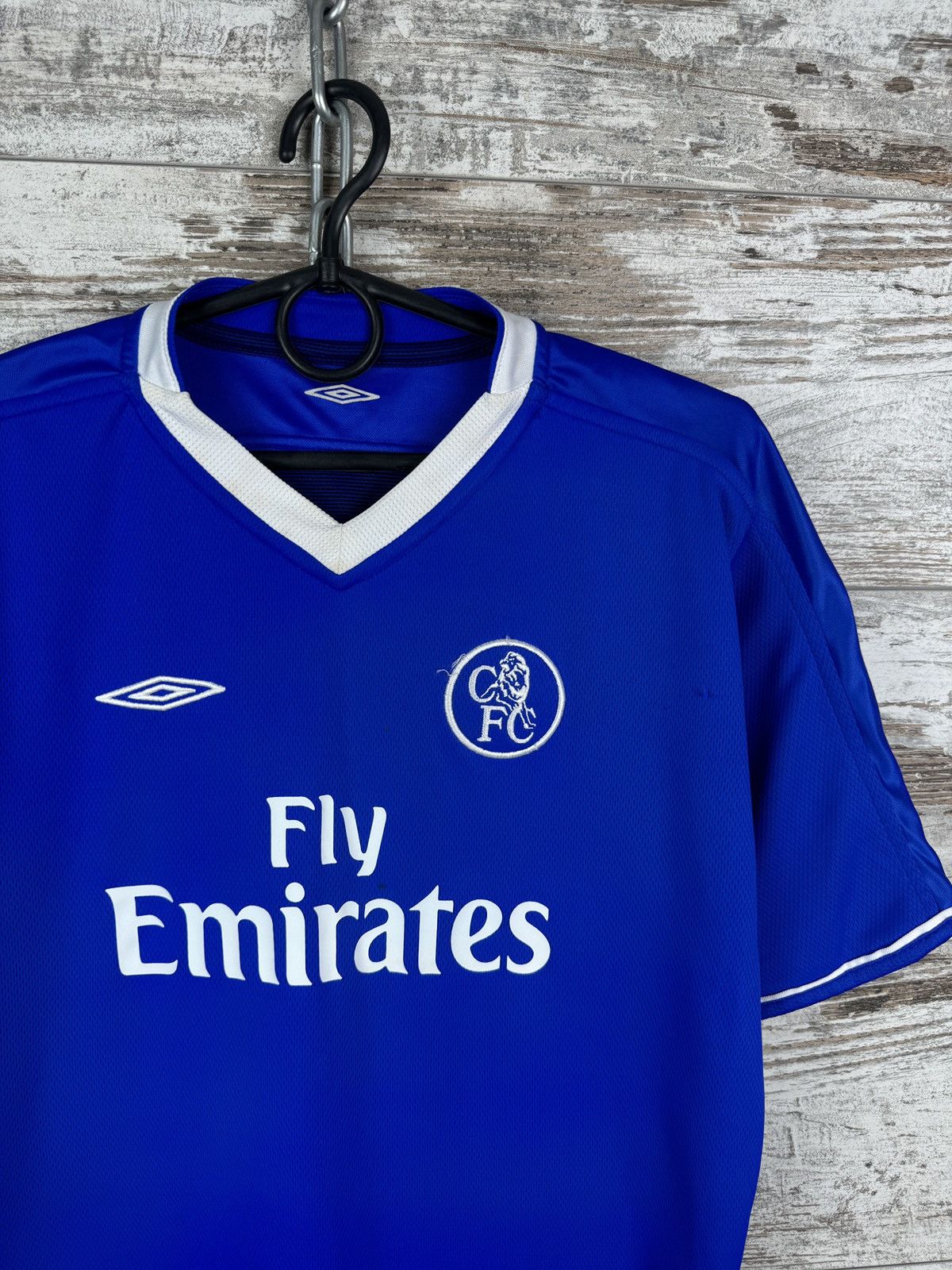 Chelsea Soccer × Vintage Mens Vintage Umbro Chelsea FC T-shirt soccer jersey tee Size US S / EU 44-46 / 1 - 3 Thumbnail