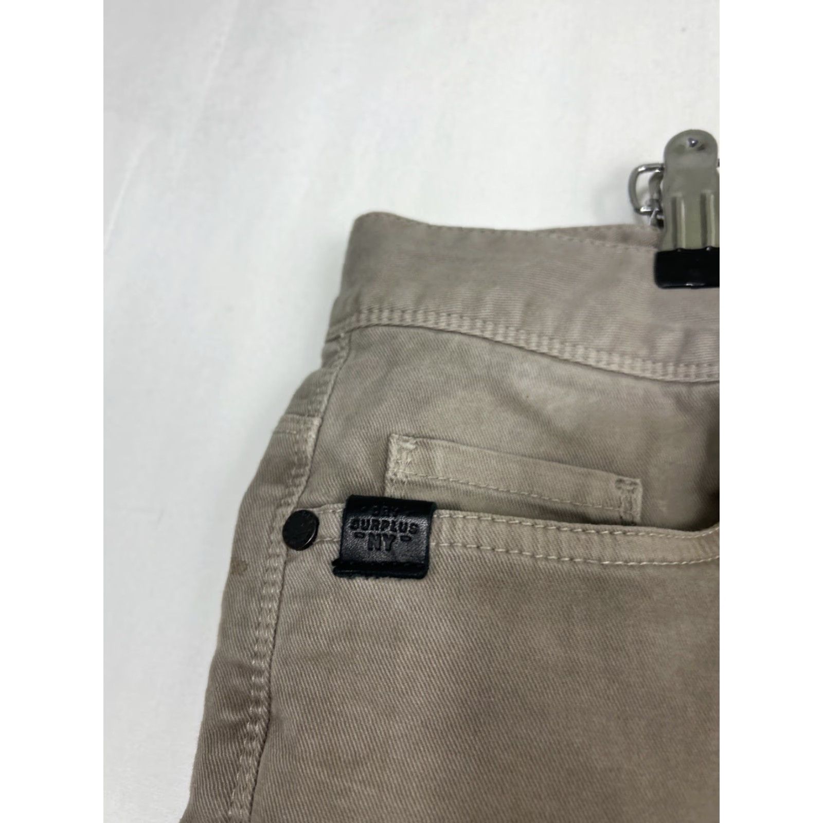 Superdry Superdry Surplus Shorts XL Regular Mens Beige Cotton 38x11 Chino Size US 36 / EU 52 - 6 Thumbnail