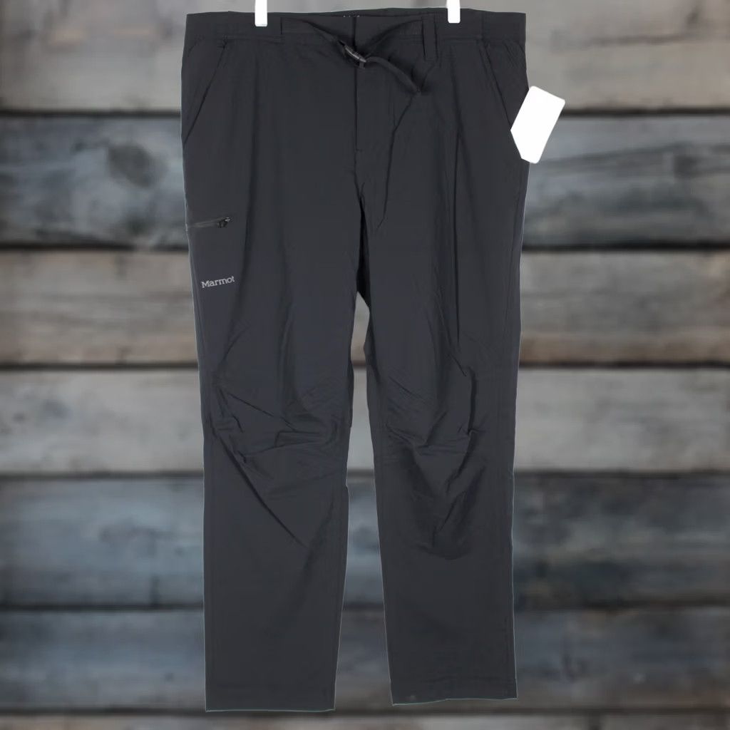 Marmot VINTAGE Marmot Men's Arch Rock Pant Pants Size 40 x 32 Hiking Black UPF 50 100% Polyester M10613 001 Size US 40 / EU 56 - 1 Thumbnail