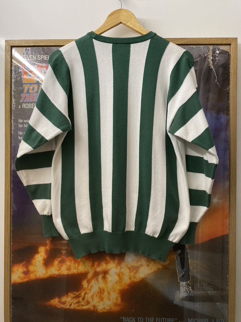 Burberry 90s Burberry Centre Crest Vertical Striped Knit Jumper Size US S / EU 44-46 / 1 - 2 Thumbnail