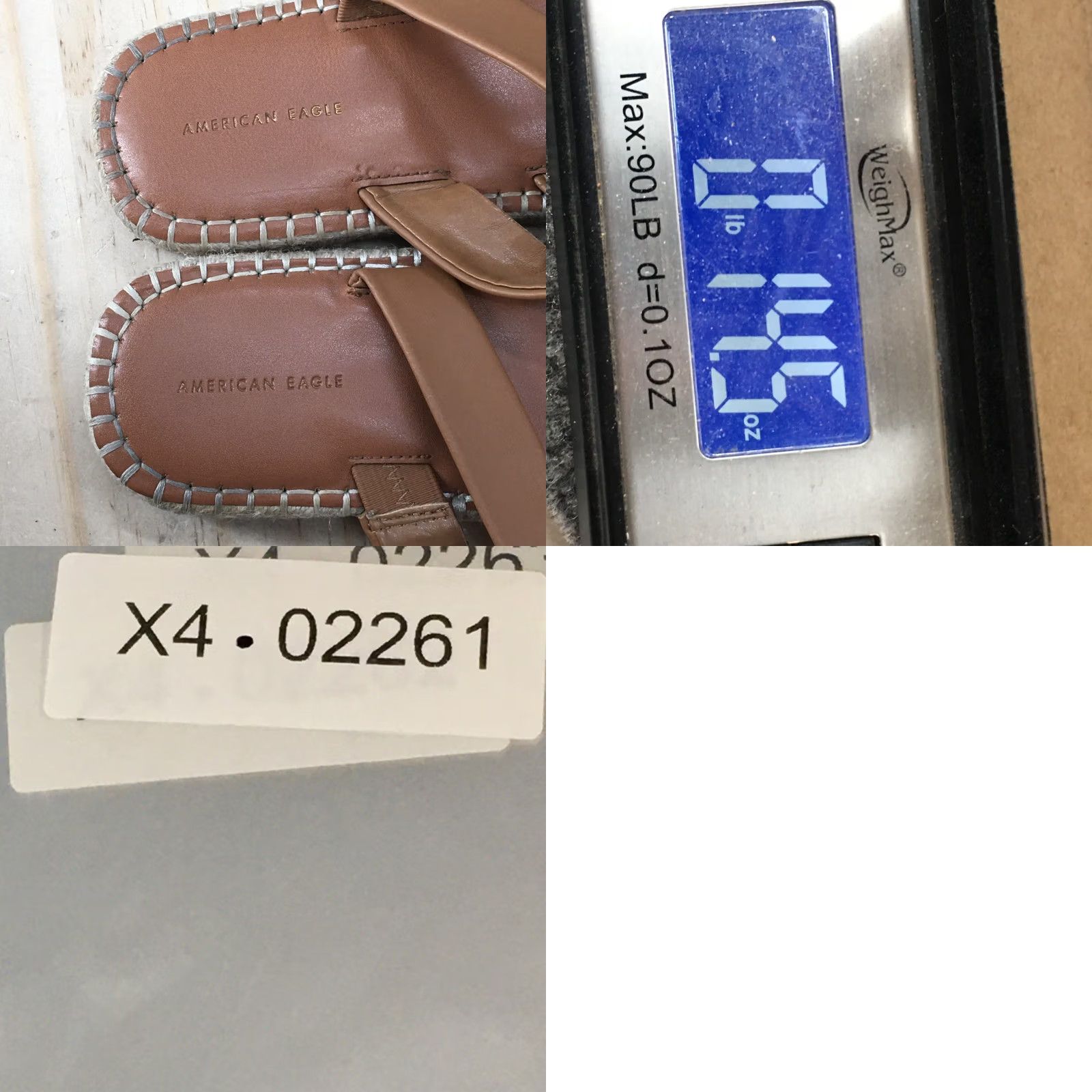 Vintage American Eagle Sandals Outfitters 9 Slide Straps Faux Leather Brown Size US 9 / IT 39 - 9 Thumbnail