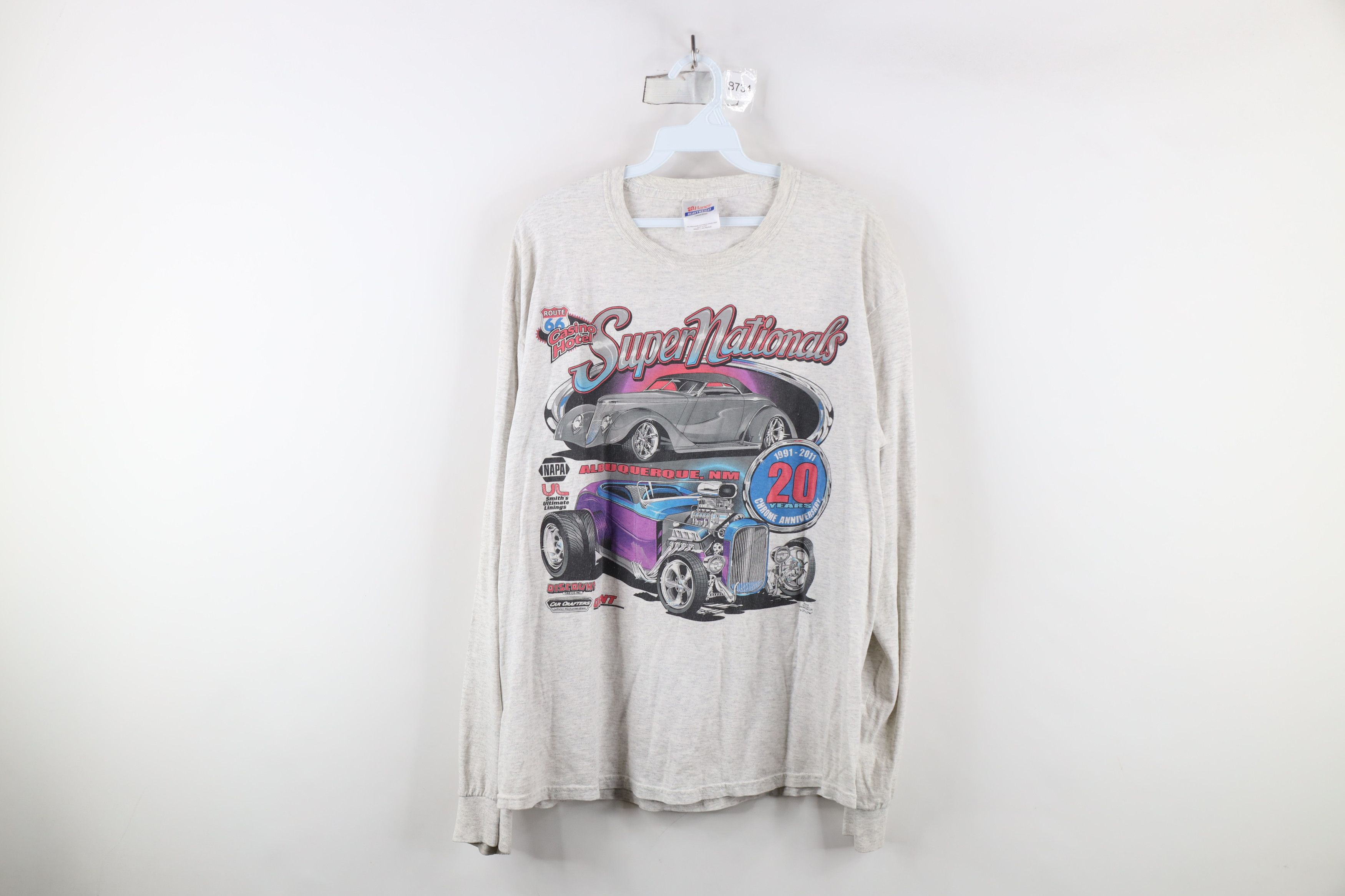 Vintage Vintage Y2K Route 66 Super Nationals Hot Rod Car T-Shirt Size US L / EU 52-54 / 3 - 1 Thumbnail
