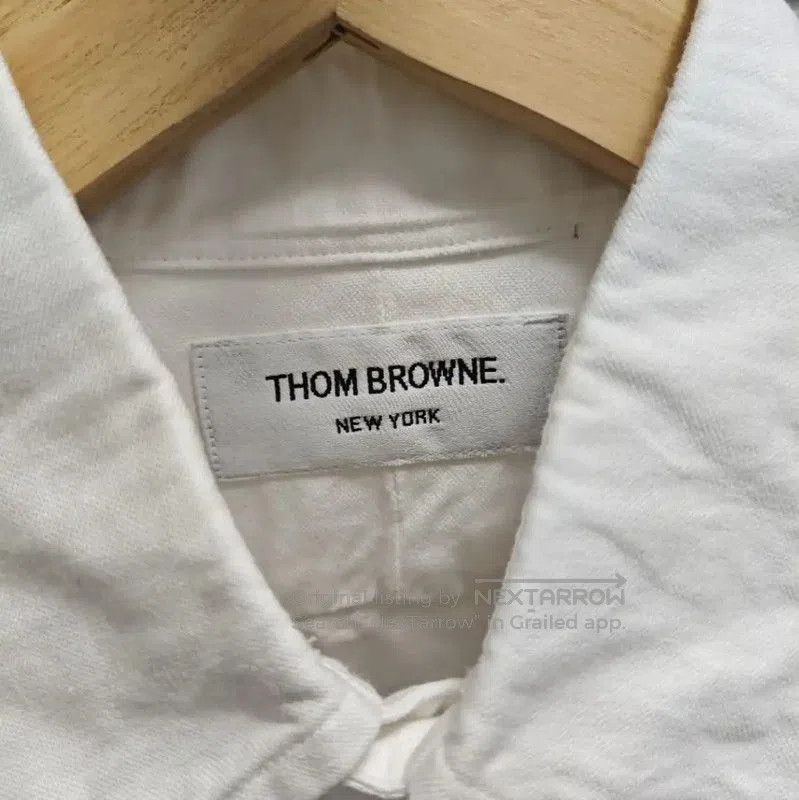 Thom Browne Thom Browne Men's Long Sleeve White Shirt . Size US L / EU 52-54 / 3 - 3 Thumbnail