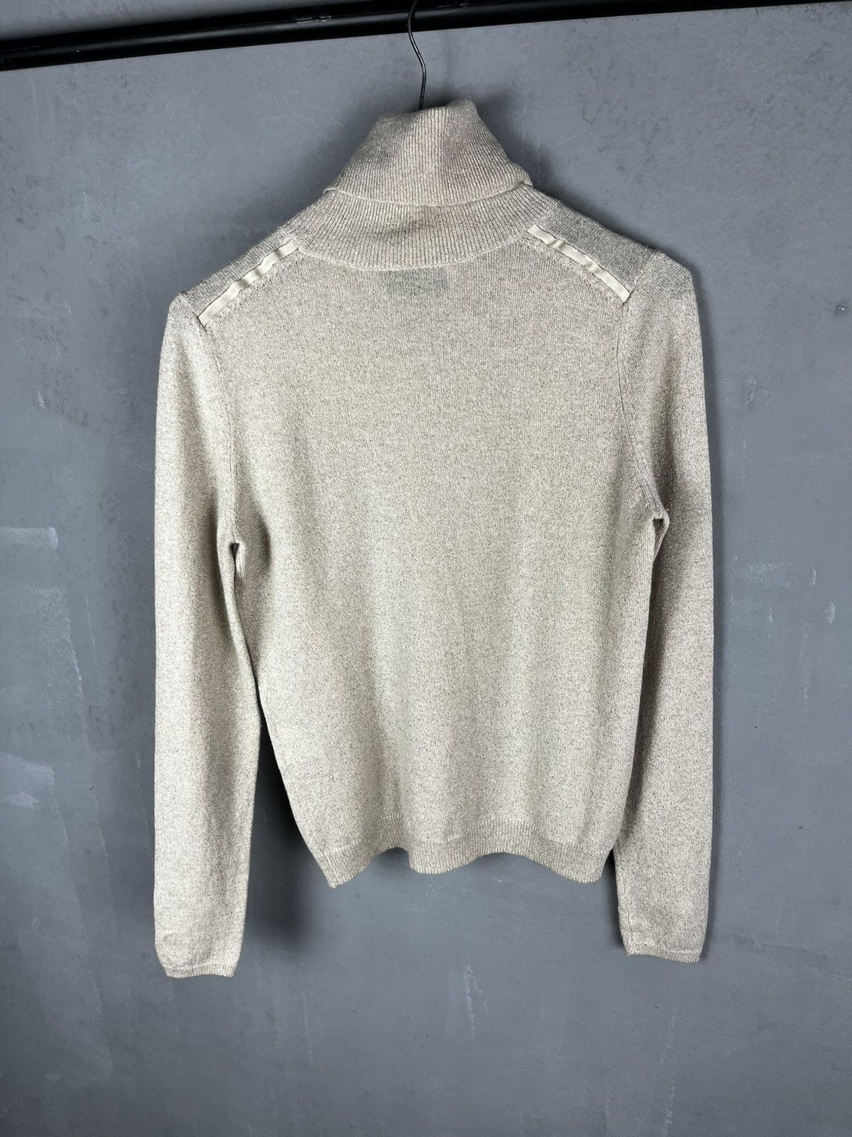 Yves Saint Laurent Vintage YSL Yves Saint Laurent Turtleneck Wool Jumper Womens Size XXS / US 00 / IT 34 - 7 Thumbnail