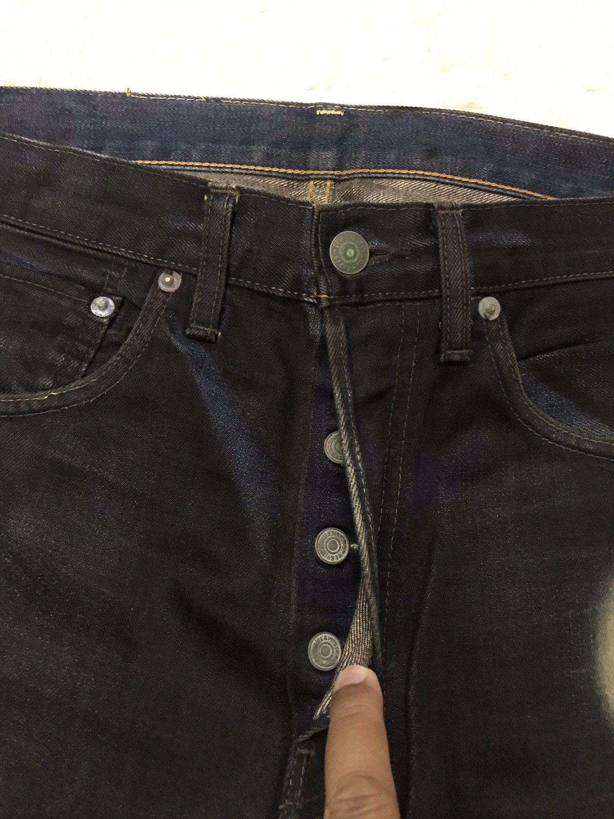 Levi's × Levi's Vintage Clothing × Vintage Levis 501 Big E Lot 66501 Selvedge Jeans Size US 32 / EU 48 - 3 Thumbnail