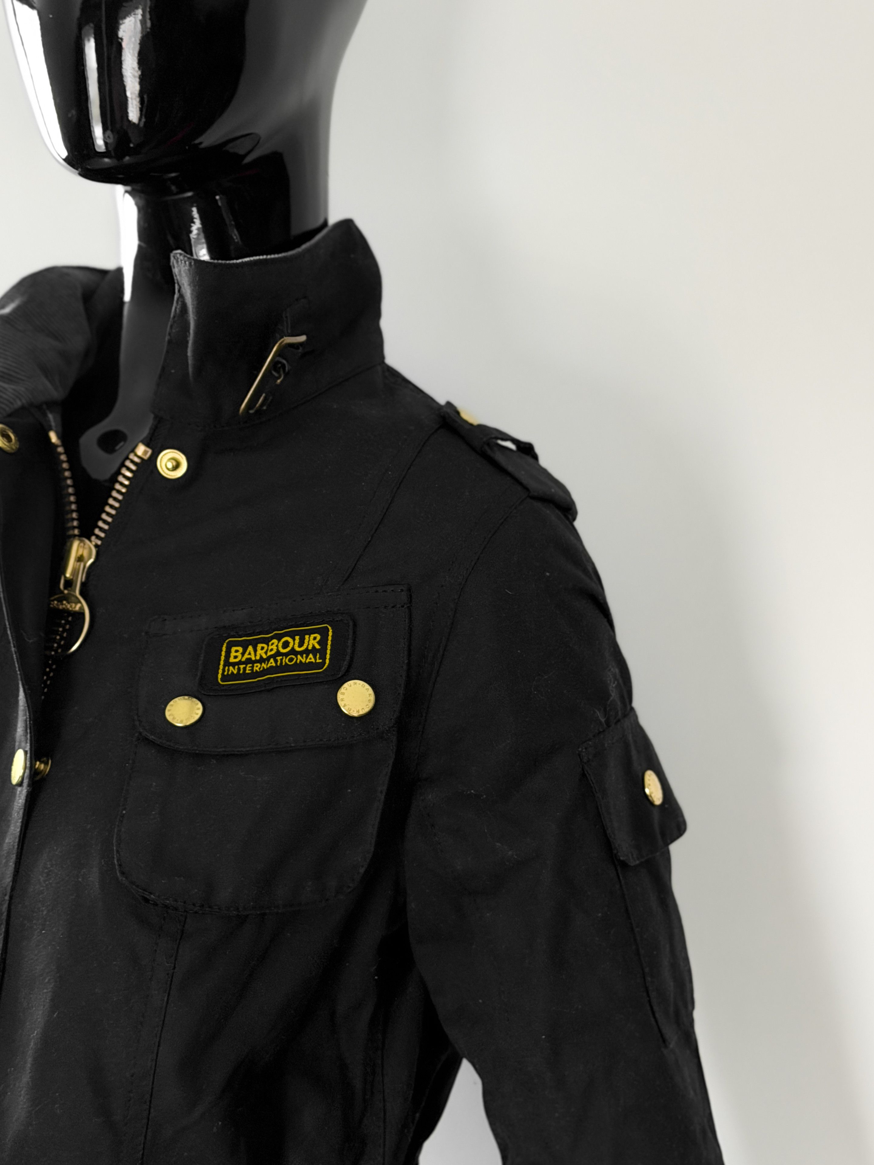 Barbour Barbour International Waxed Women’s Jacket Size M / US 6-8 / IT 42-44 - 12 Thumbnail