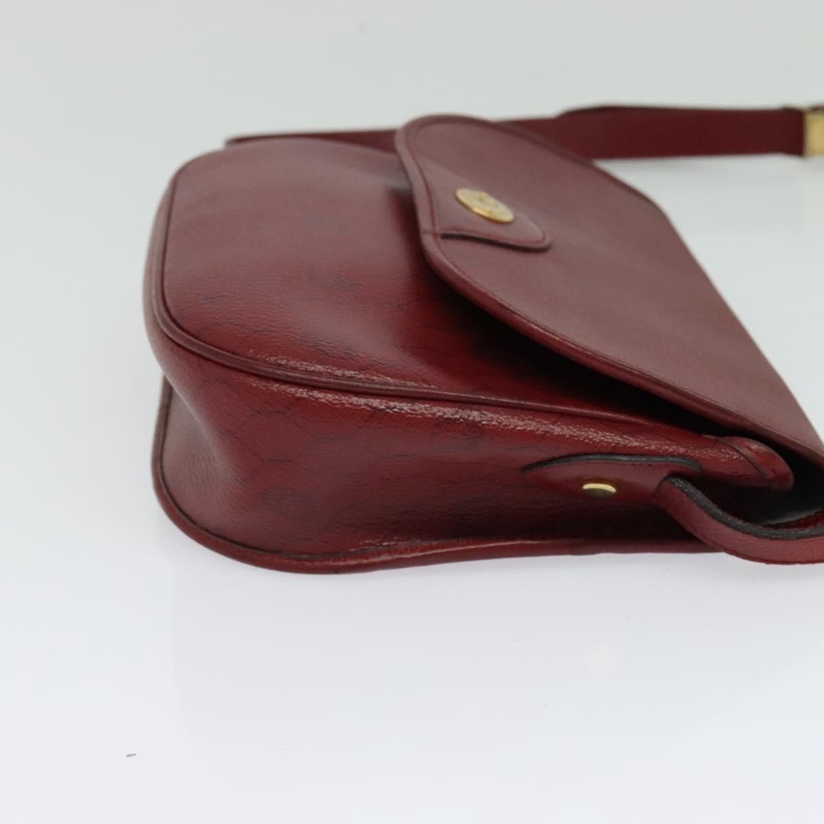Dior DIOR Honeycomb Canvas Shoulder Bag Pvc Red Gold Size ONE SIZE - 5 Thumbnail