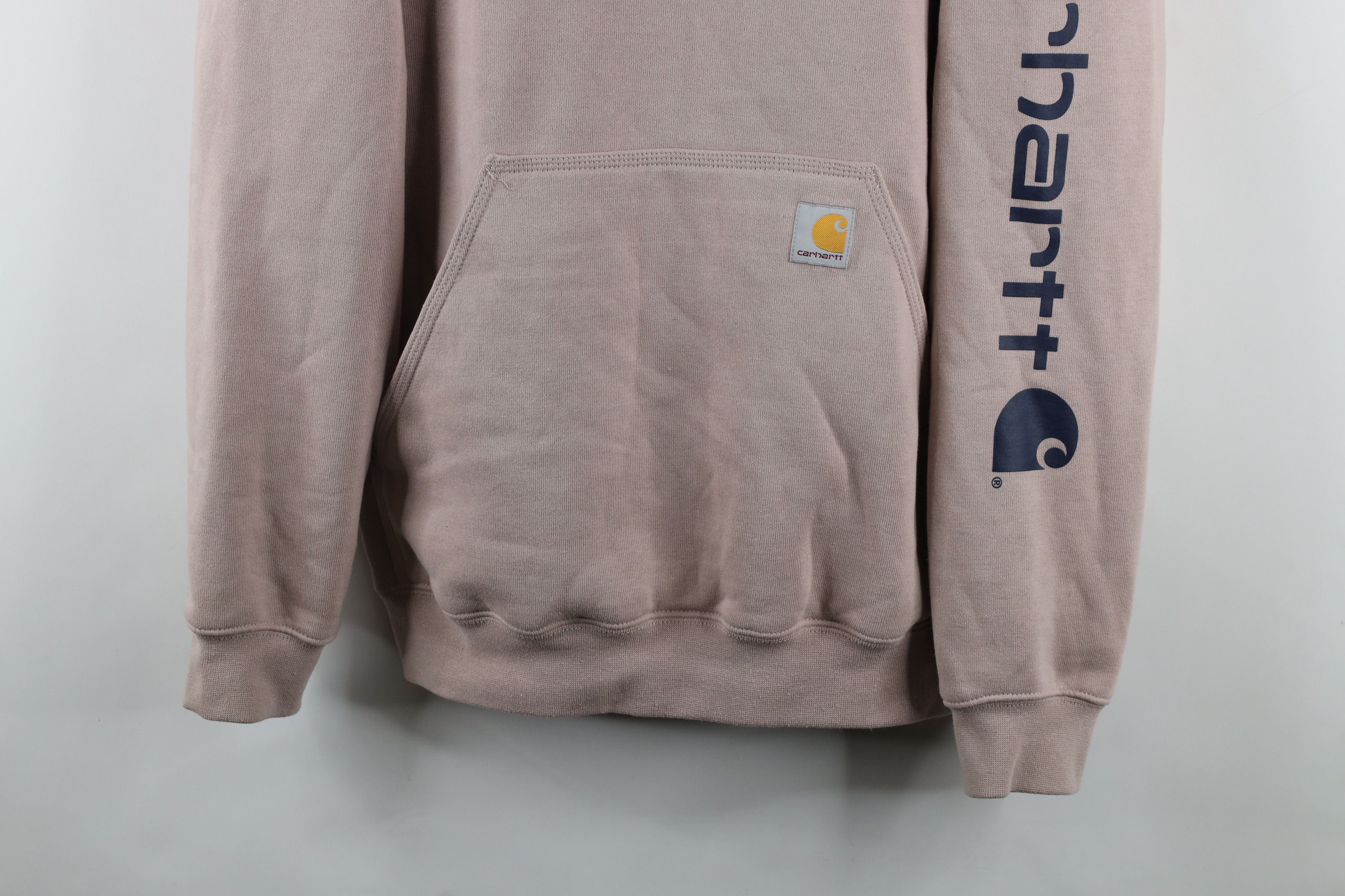Carhartt × Vintage Vintage Carhartt Spell Out Hoodie Sweatshirt Light Purple Size US S / EU 44-46 / 1 - 3 Thumbnail