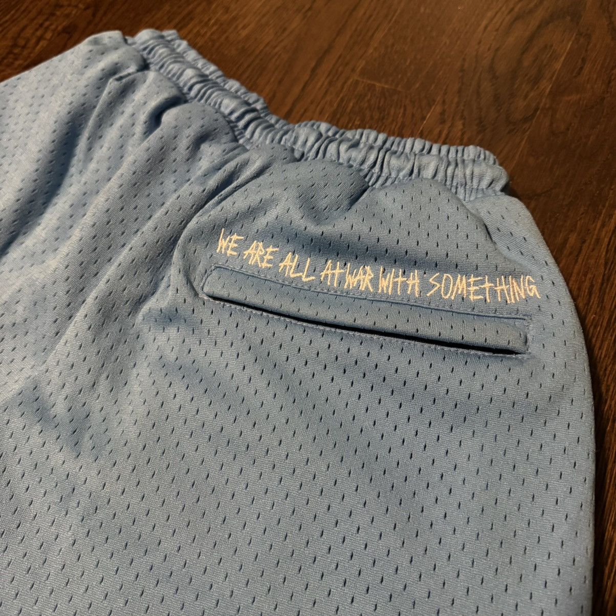 Other At War University Blue Mesh Shorts Size US 30 / EU 46 - 3 Thumbnail