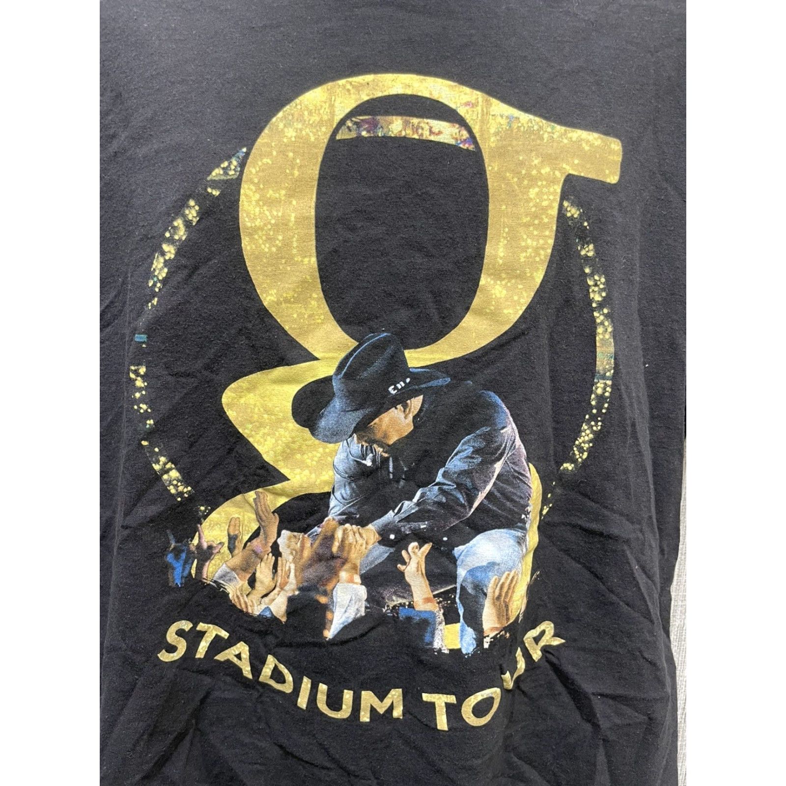 Hanes Hanes T-Shirt Stadium Tour Black Graphic Mens XL Garth Brooks Black? Size US XL / EU 56 / 4 - 2 Thumbnail