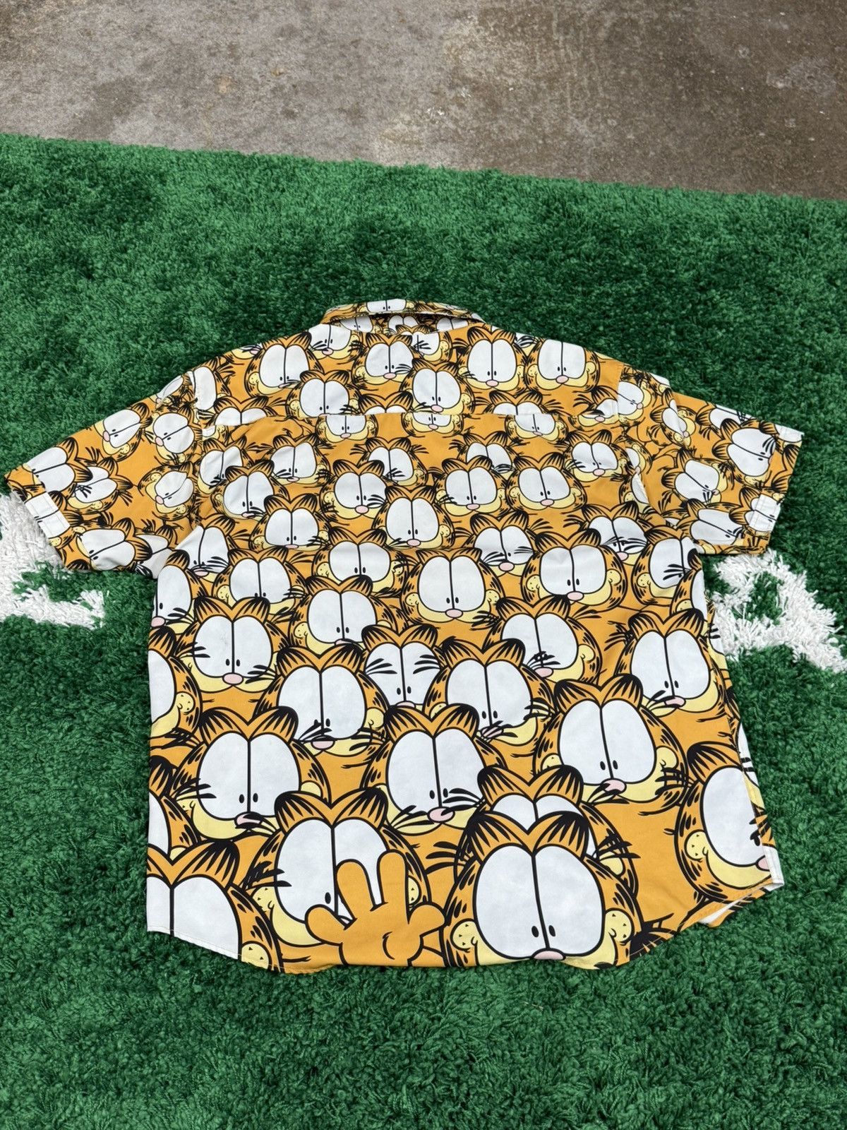 Nickelodeon RARE Nickelodeon Garfield All Over Print 2XL Camp Shirt RARE Size US XXL / EU 58 / 5 - 8 Thumbnail