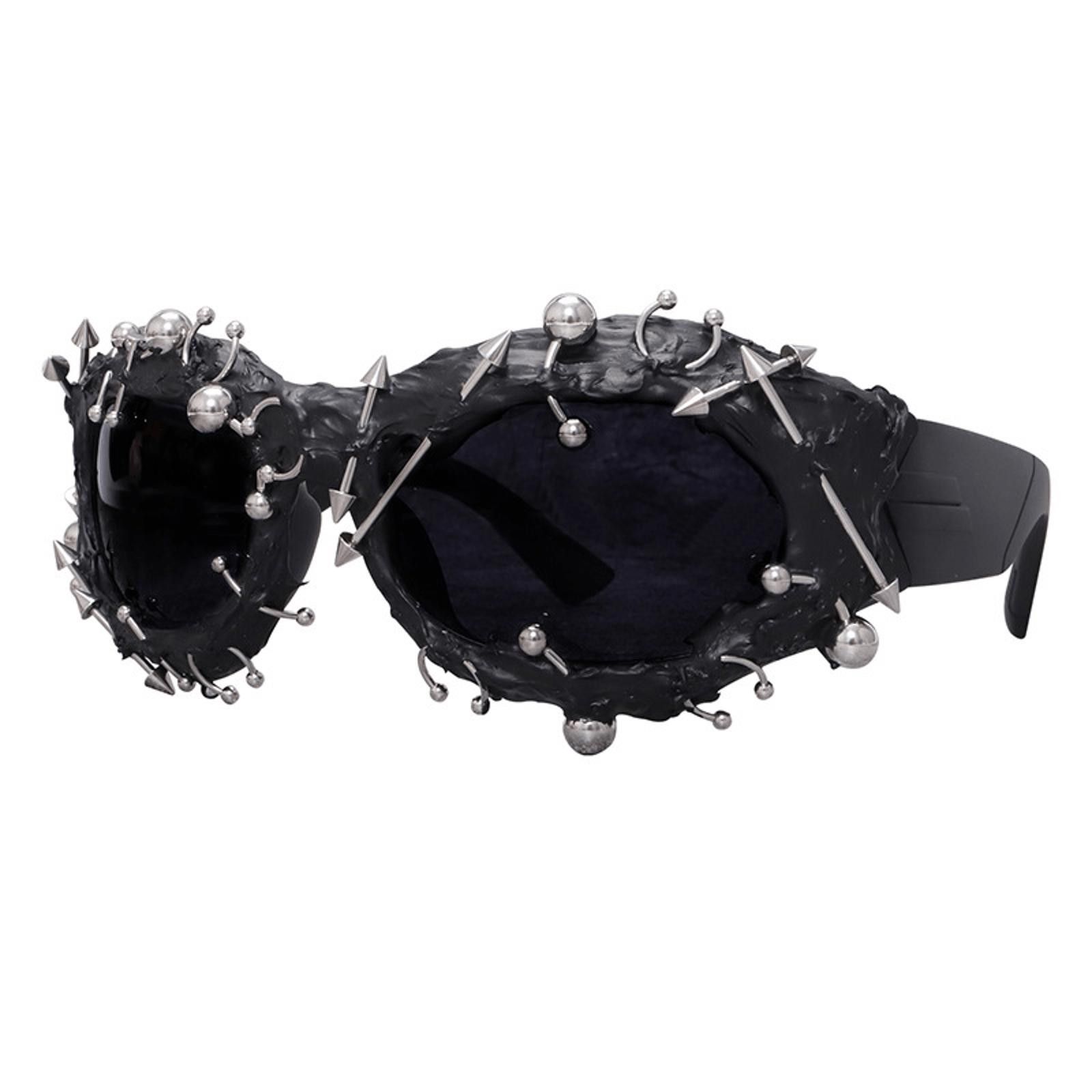 Other Handcrafted Avant-Garde Sunglasses - Studded & Spiked Design Size ONE SIZE - 4 Thumbnail