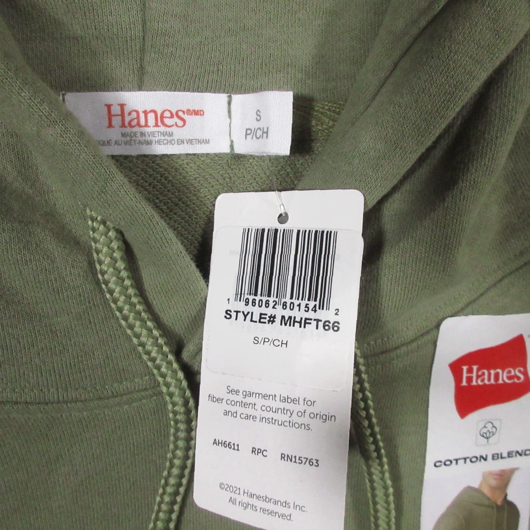 Hanes Hanes Men's Green Pullover Hoodie Fleece Sweatshirt Regular Fit ```Hanes Men's Green Pullover Hoodie Fleece Sweatshirt Regular Fit``` Size US S / EU 44-46 / 1 - 6 Thumbnail