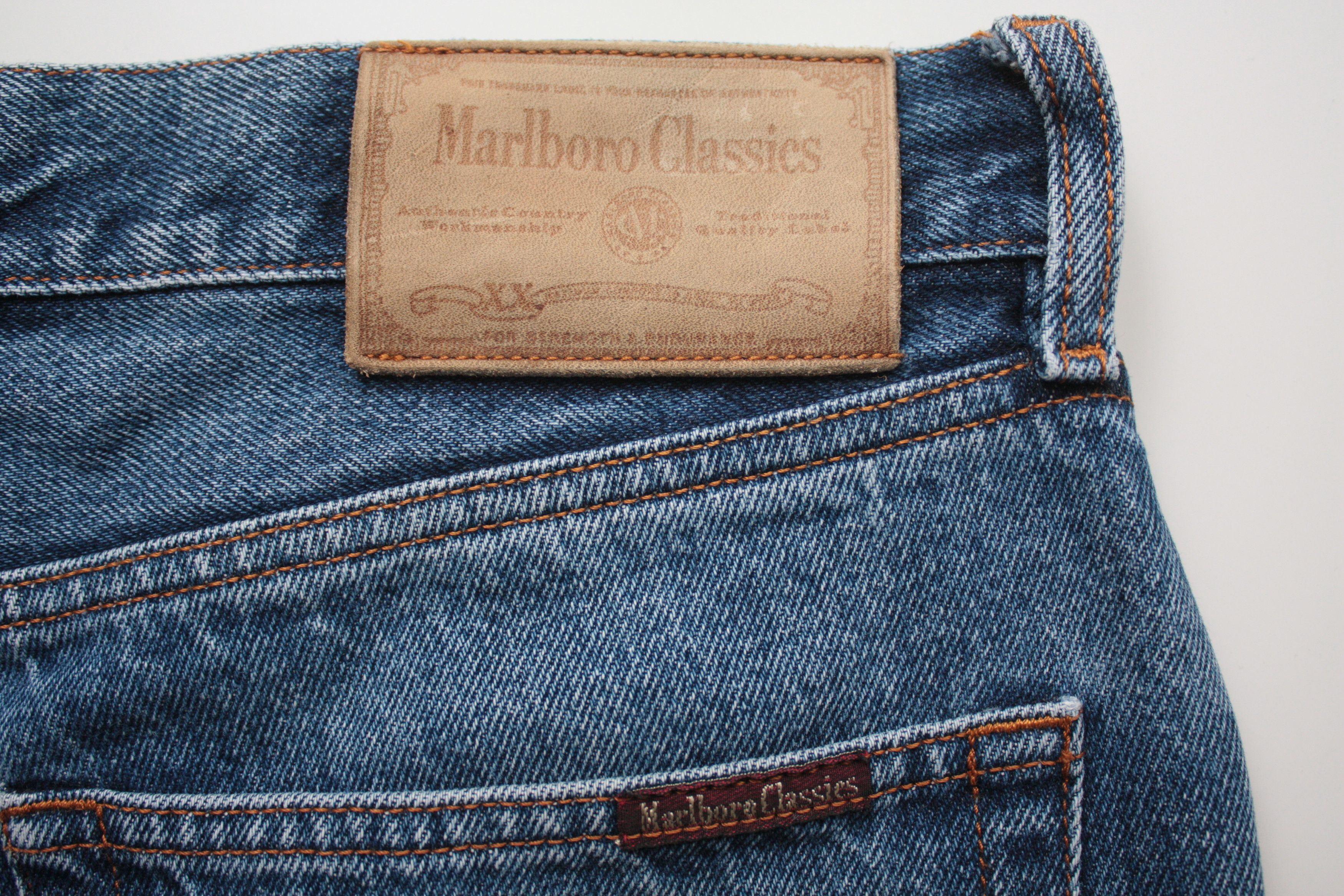 Marlboro Classics Marlboro Classics Blue Denim Jeans Men's W36L34 Size US 36 / EU 52 - 4 Thumbnail