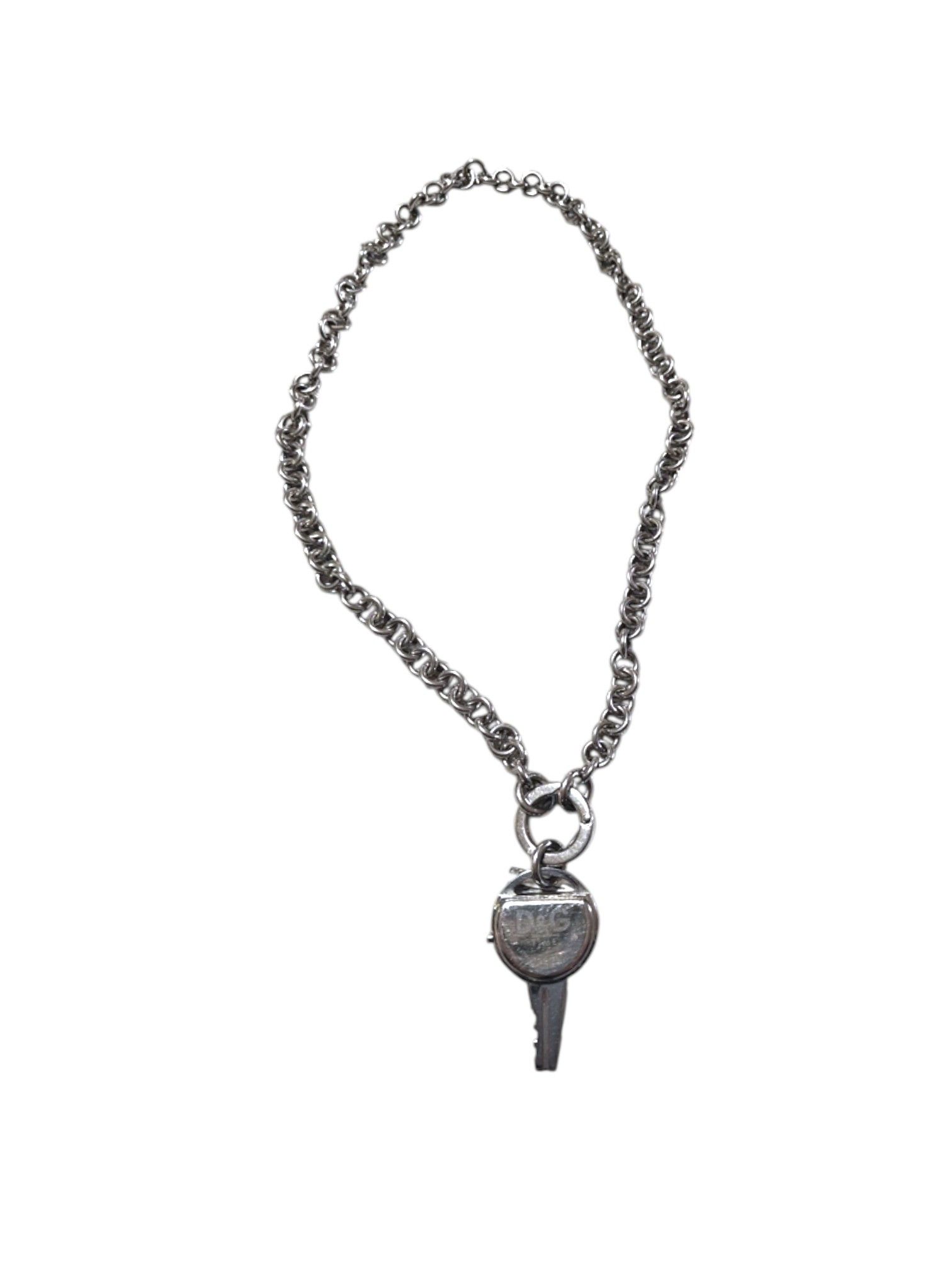 Dolce & Gabbana D&G Key Pendant Watch Necklace with Crystal Bezel, 2000s Size ONE SIZE - 2 Thumbnail
