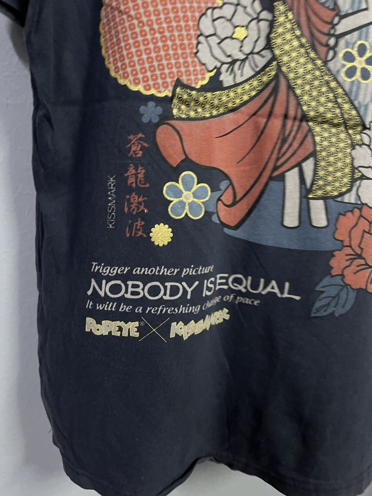 Japanese Brand VINTAGE POPEYE X KISSMARK TEE Size US L / EU 52-54 / 3 - 12 Thumbnail