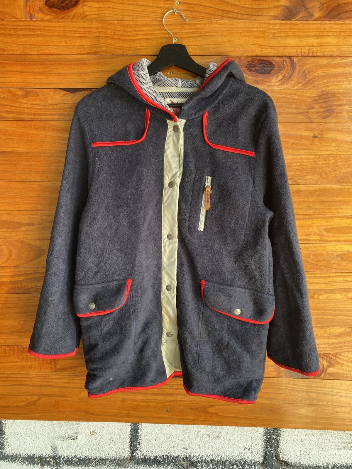 Chevignon Vintage 90s Chevignon Girls Fleece Jacket – Navy & Red Trim Size XS / US 0-2 / IT 36-38 - 3 Thumbnail
