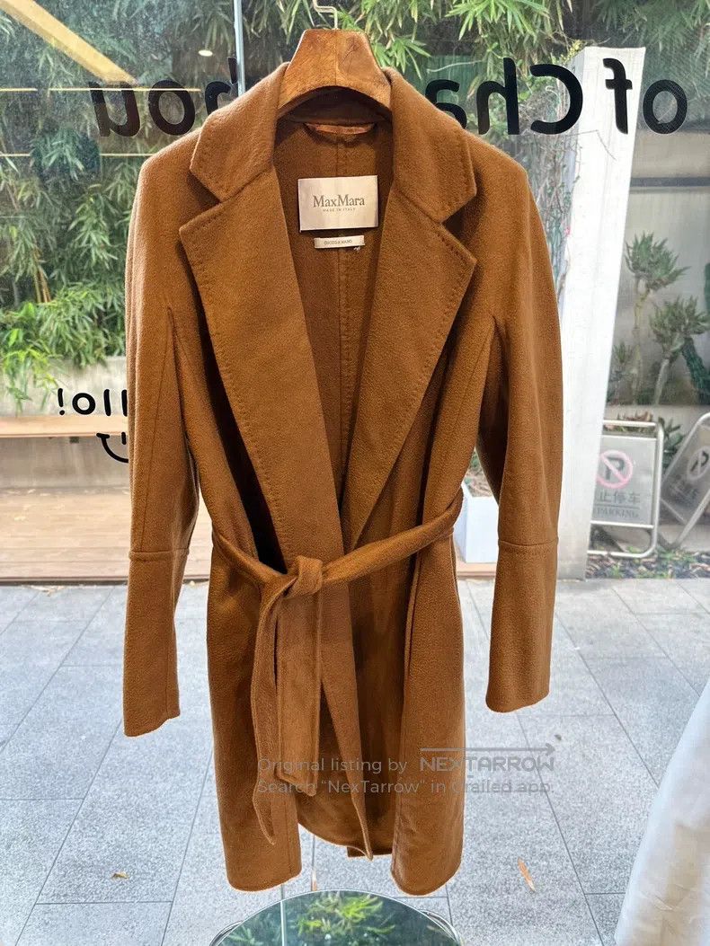 Max Mara Max Mara Caramel Cashmere Coat Classic Style Size XXS / US 00 / IT 34 - 1 Thumbnail