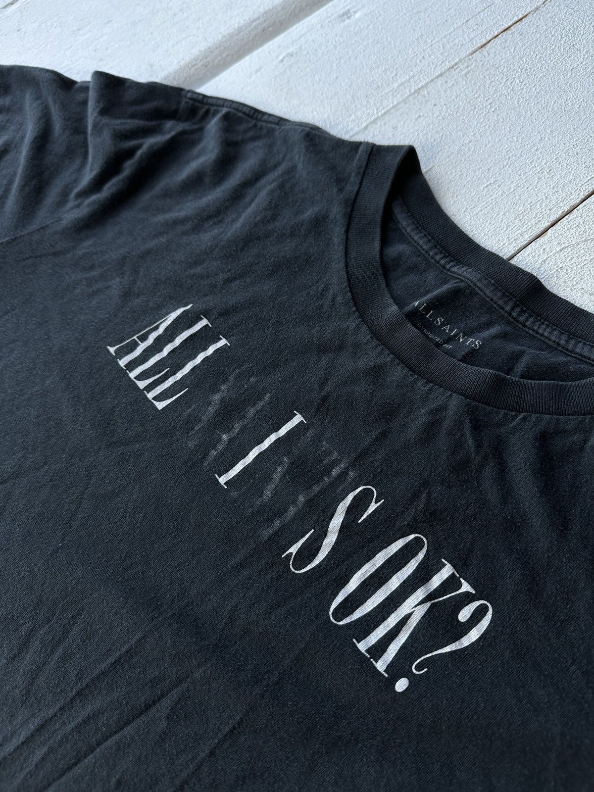 Allsaints 🚨ALLSAINTS GRAY T-SHIRT LUXURY OPIUM Y2K LUXURY Size US L / EU 52-54 / 3 - 4 Thumbnail