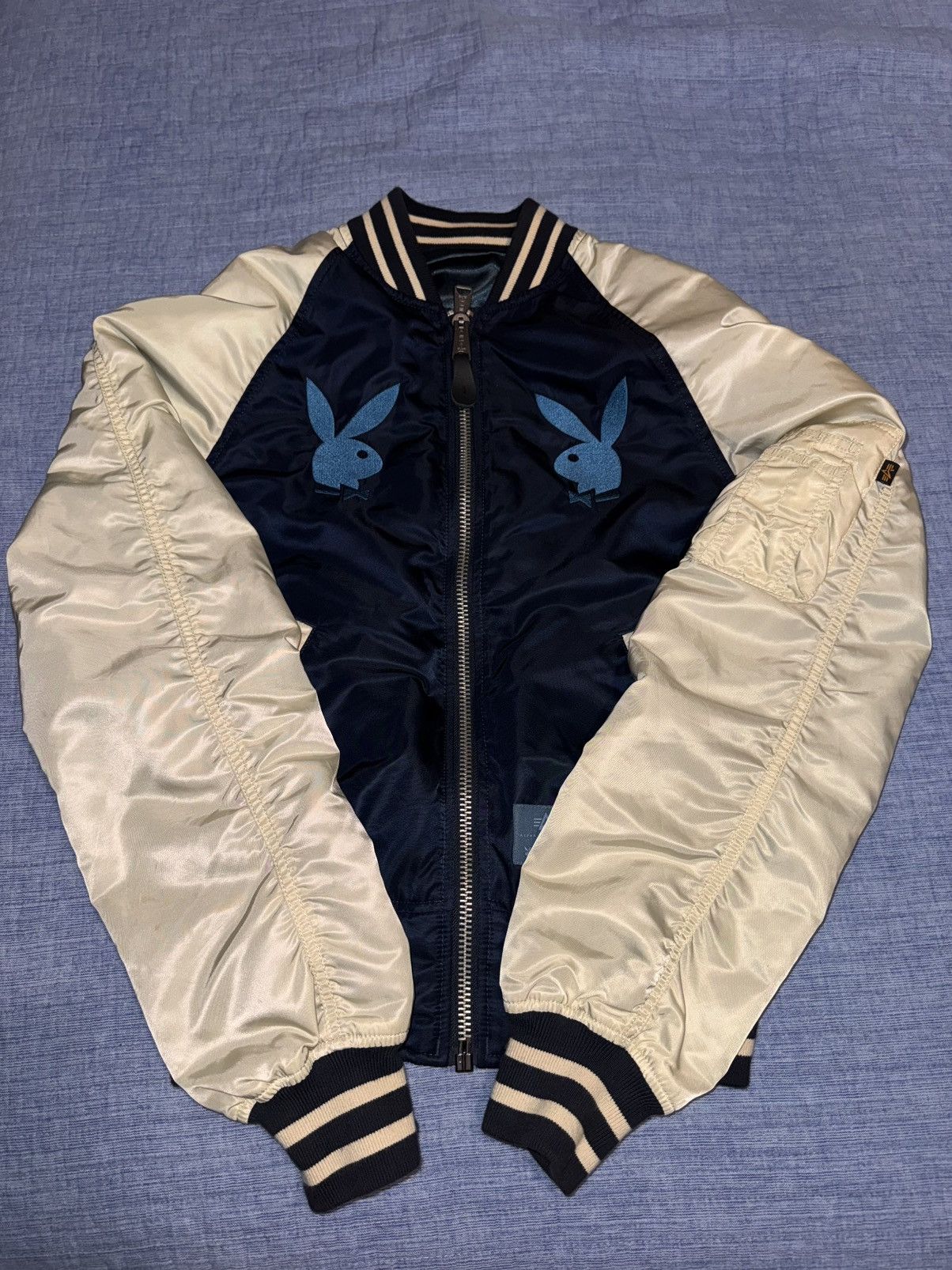 Alpha Industries × Playboy Alpha Industries X Playboy Bomber Jacket Size US S / EU 44-46 / 1 - 1 Thumbnail