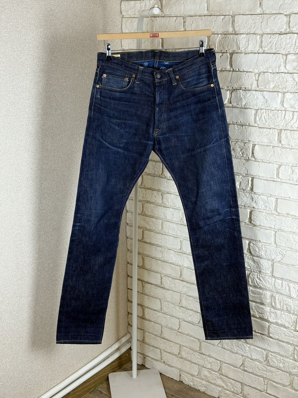 Momotaro Jeans Momotaro Japan Old Blue Indigo Zimbabwe Cotton 0605-C Pant Size US 32 / EU 48 - 2 Thumbnail