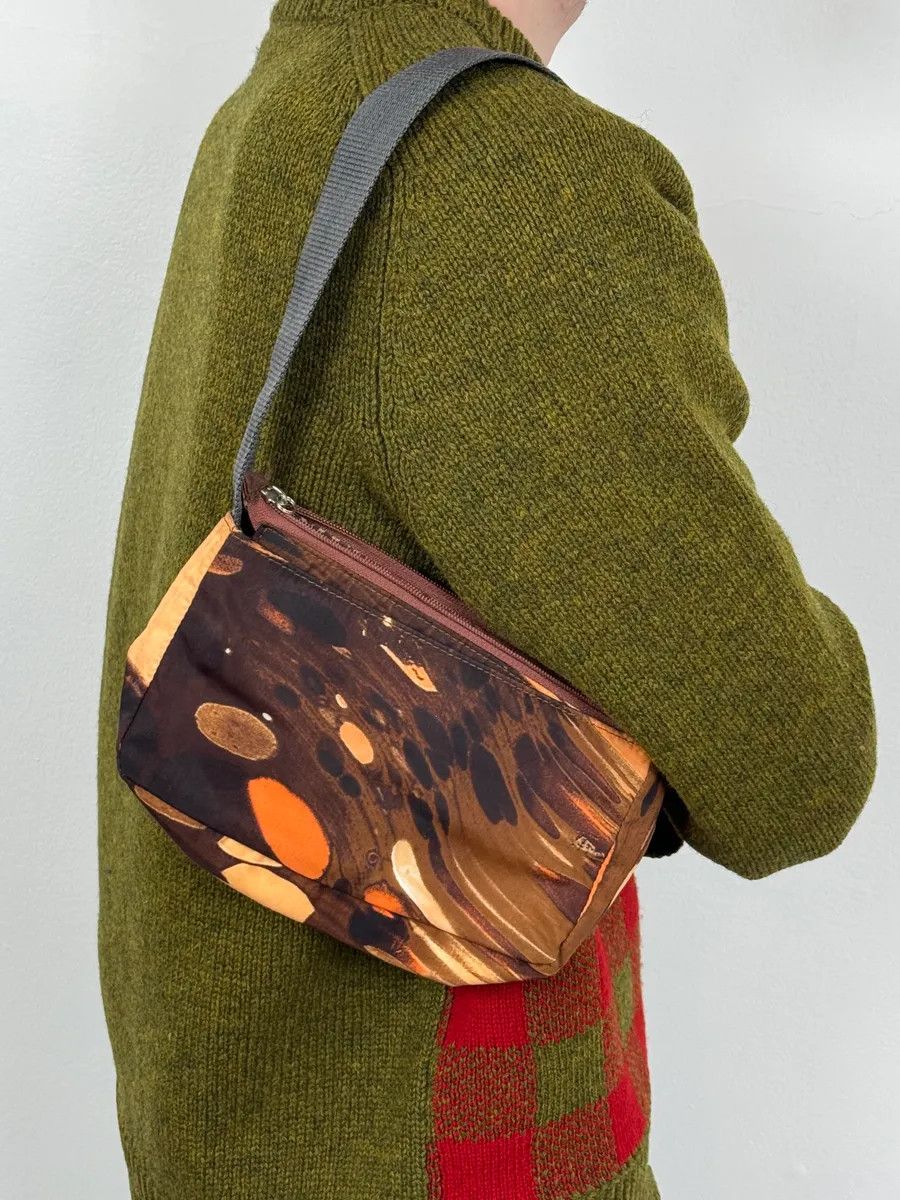 Roberto Cavalli 2000s Roberto Cavalli Orange Hallucination Shoulder Bag Size ONE SIZE - 3 Thumbnail