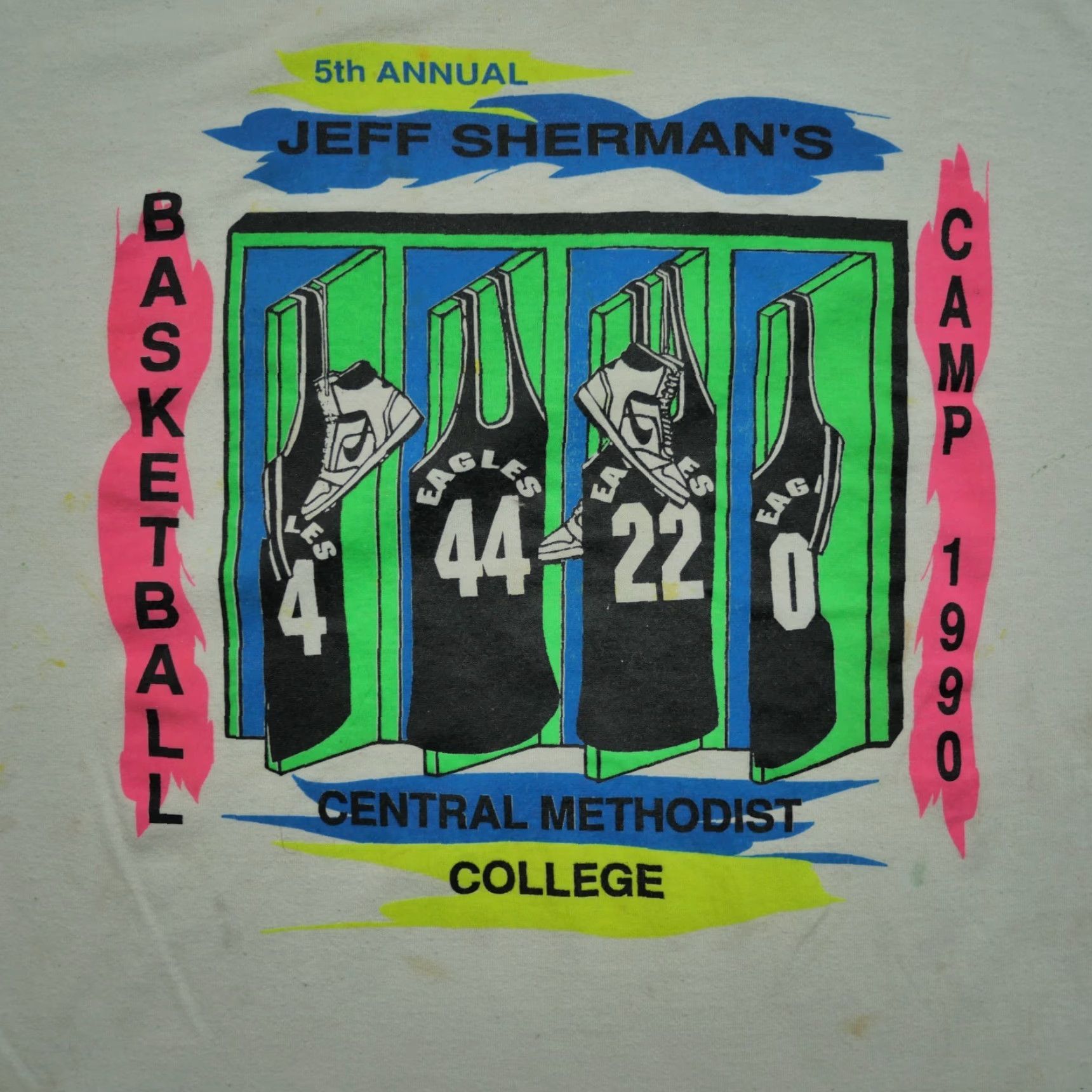 Nike VINTAGE Nike Air Jordan T Shirt Adult XL White 90s Men Size US XL / EU 56 / 4 - 2 Thumbnail