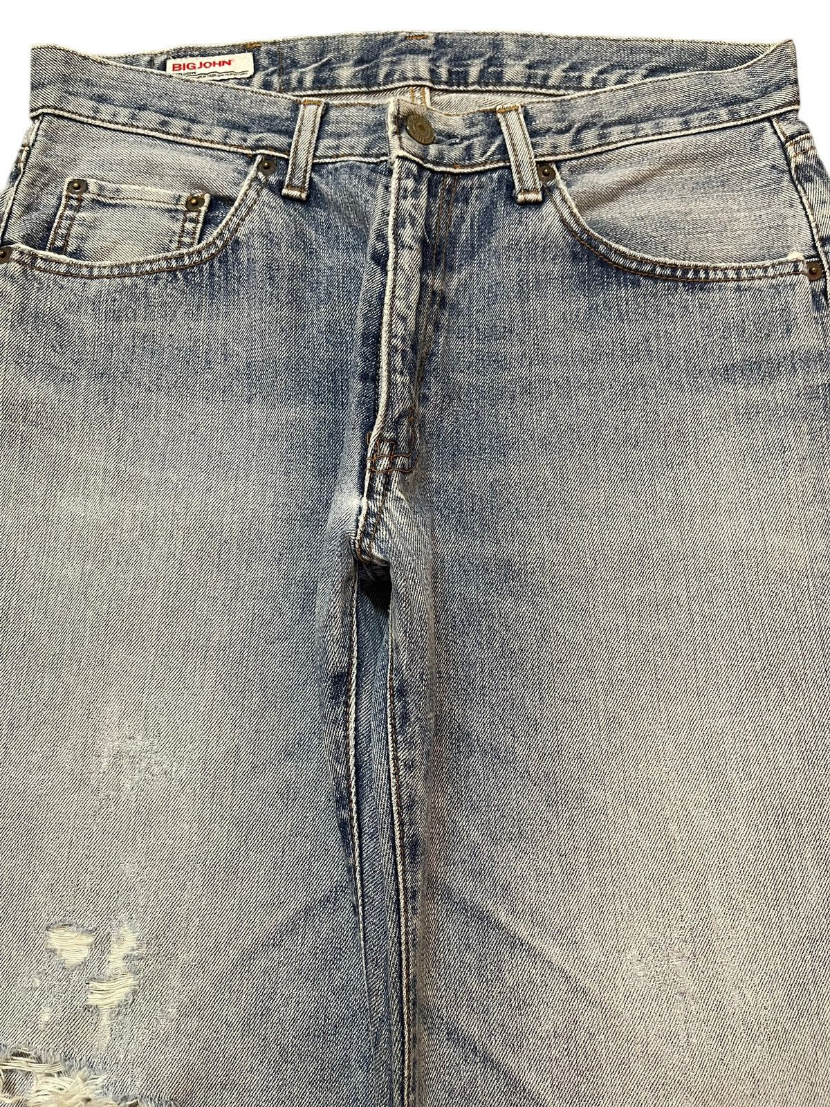 Big John Vintage Big John Faded Wash Distress Style Baggy Jeans Size US 32 / EU 48 - 3 Thumbnail