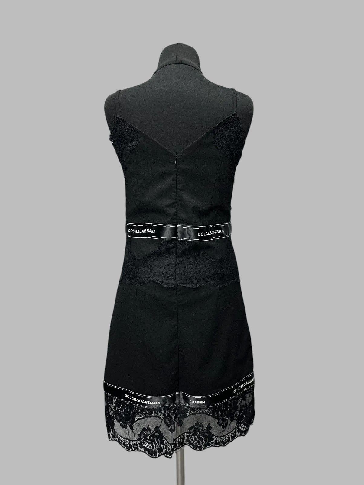 Dolce & Gabbana Classic Elegant Black Dress Queen Dolce & Gabbana Luxury Size S / US 4 / IT 40 - 3 Thumbnail