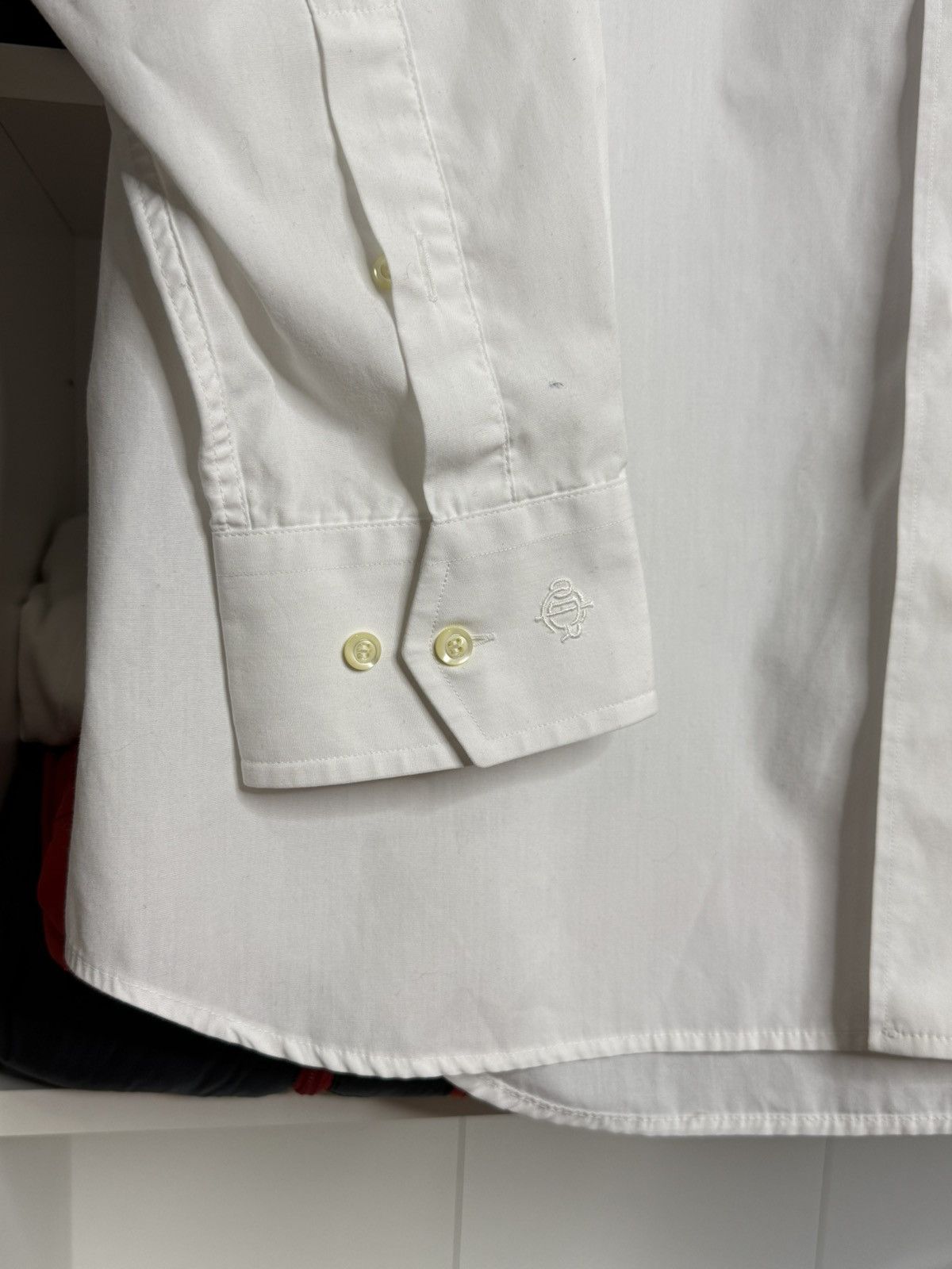Christian Dior Monsieur Christian Dior vintage shirt size 17 1/2 44-5 Size 44R - 6 Thumbnail