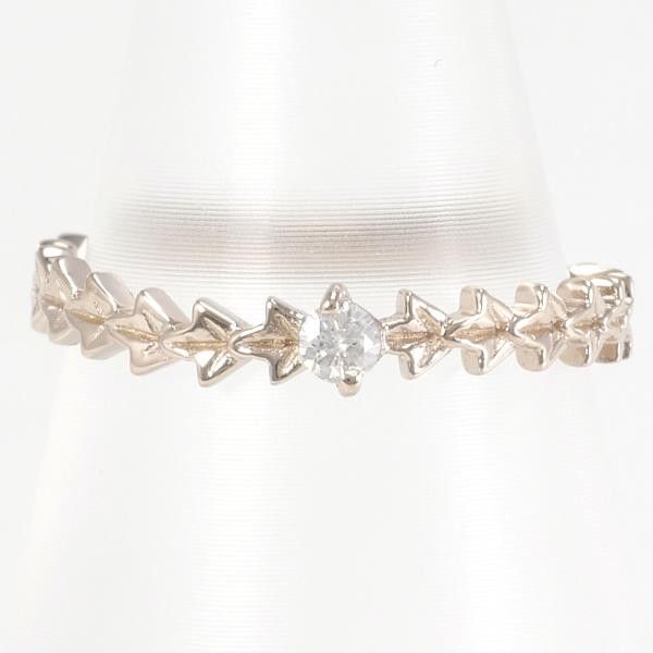Other Other K18 Pink Gold Diamond Ring 5.5 Metal Ring in Excellent Condition Size ONE SIZE - 1 Thumbnail