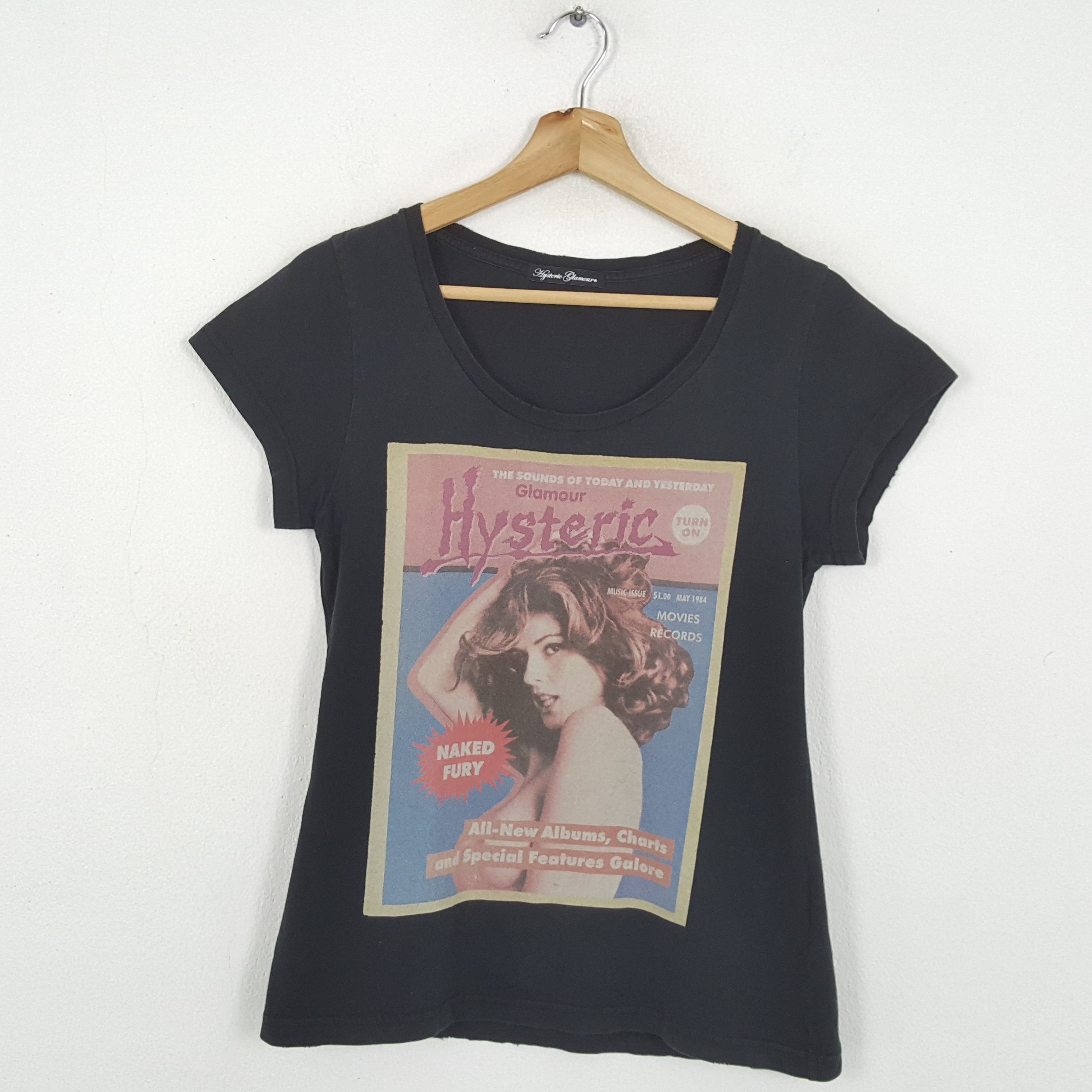 Hysteric Glamour × Japanese Brand × Vintage Vintage HYSTERIC GLAMOUR Japanese Fashion Brand T-Shirts Size XS / US 0-2 / IT 36-38 - 1 Thumbnail
