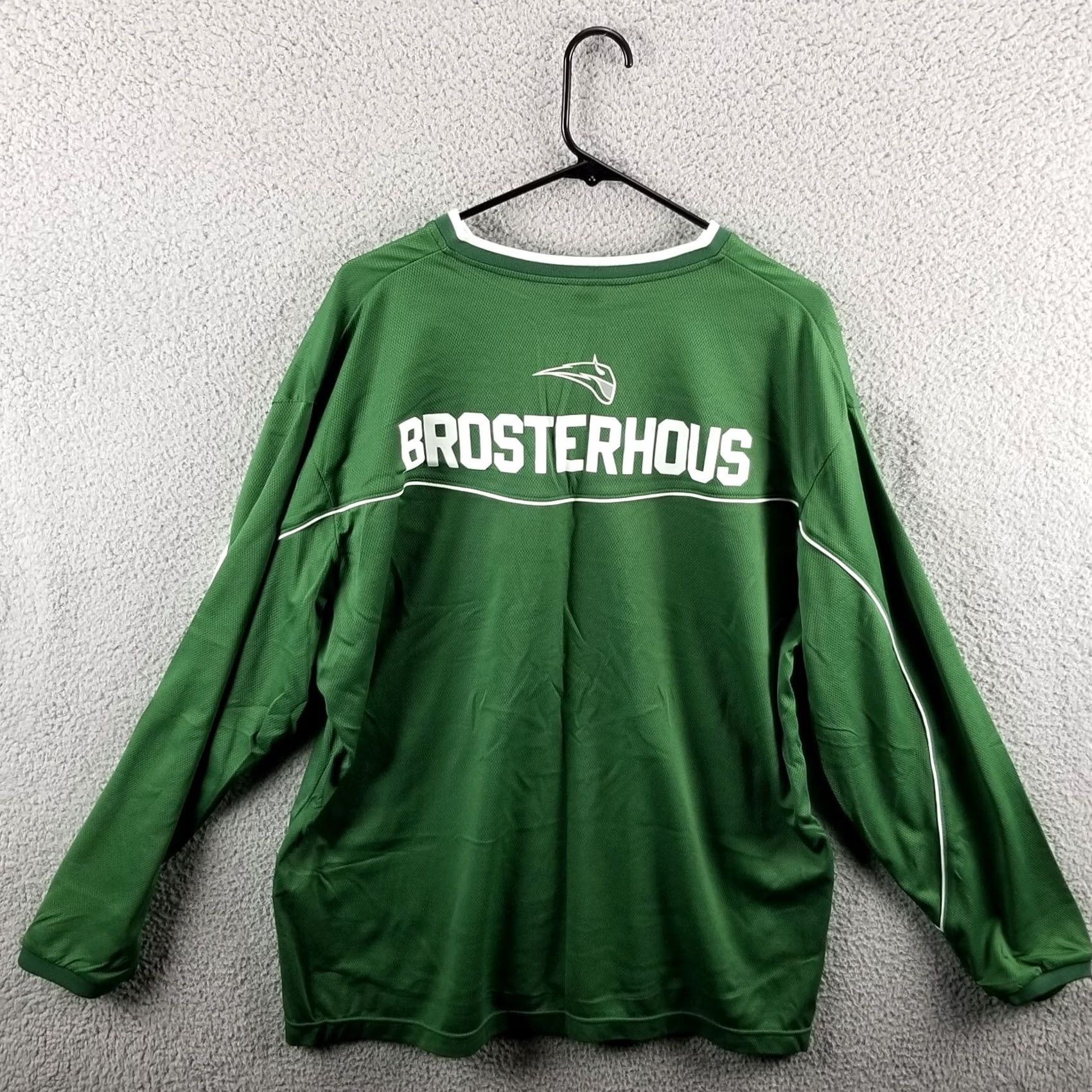 Nike Nike Portland State Jersey T-Shirt Men XL Green Swoosh Logo Center Swoosh Team Issue 2000s Short Sleeve Crew Neck Reg Adult XL Mens Size US XL / EU 56 / 4 - 2 Thumbnail