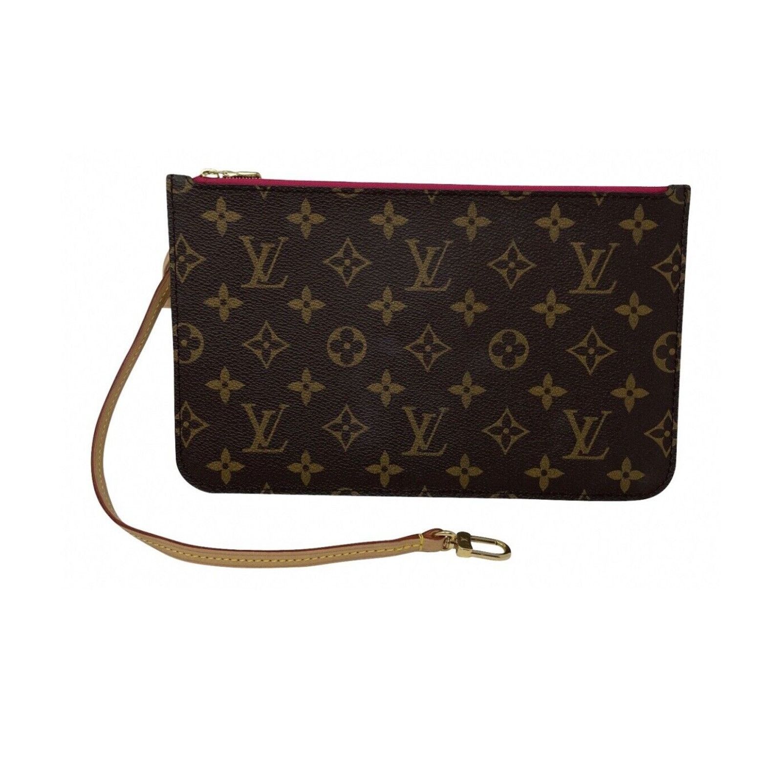 Louis Vuitton Louis Vuitton Cherry Red Monogram Neverfull Pochette Cerise Size ONE SIZE - 1 Thumbnail