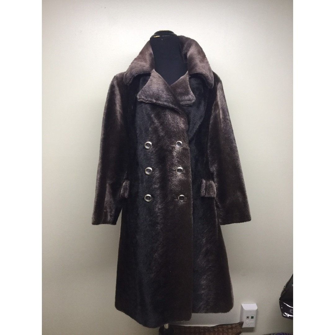 Vintage Seeotta Vintage Double Breasted Military Style Faux Fur Swin Size M / US 6-8 / IT 42-44 - 4 Thumbnail