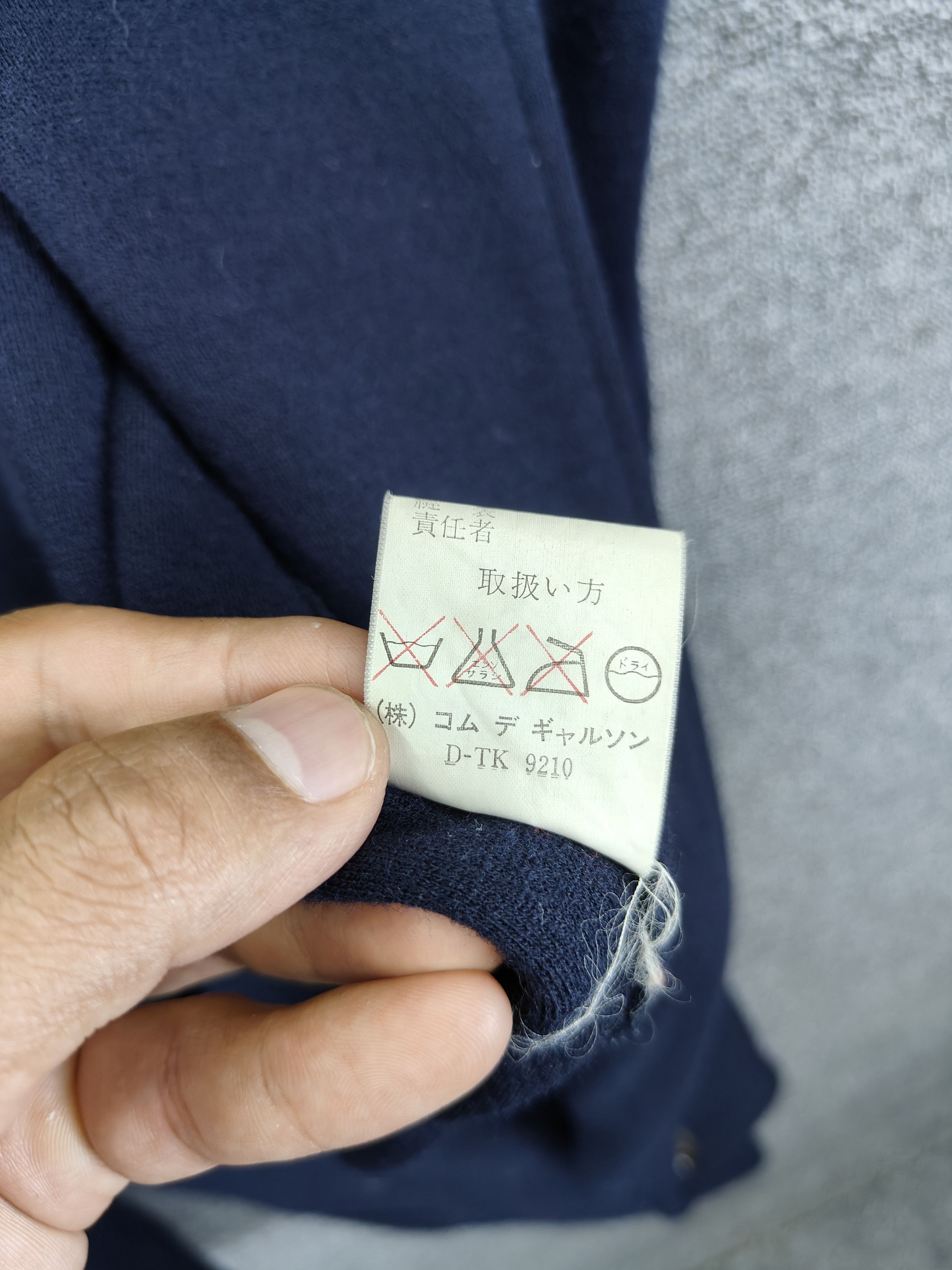 Comme des Garcons Vintage Tricot Comme Des Garcons Single Breasted Wool Blazer Size US M / EU 48-50 / 2 - 10 Thumbnail